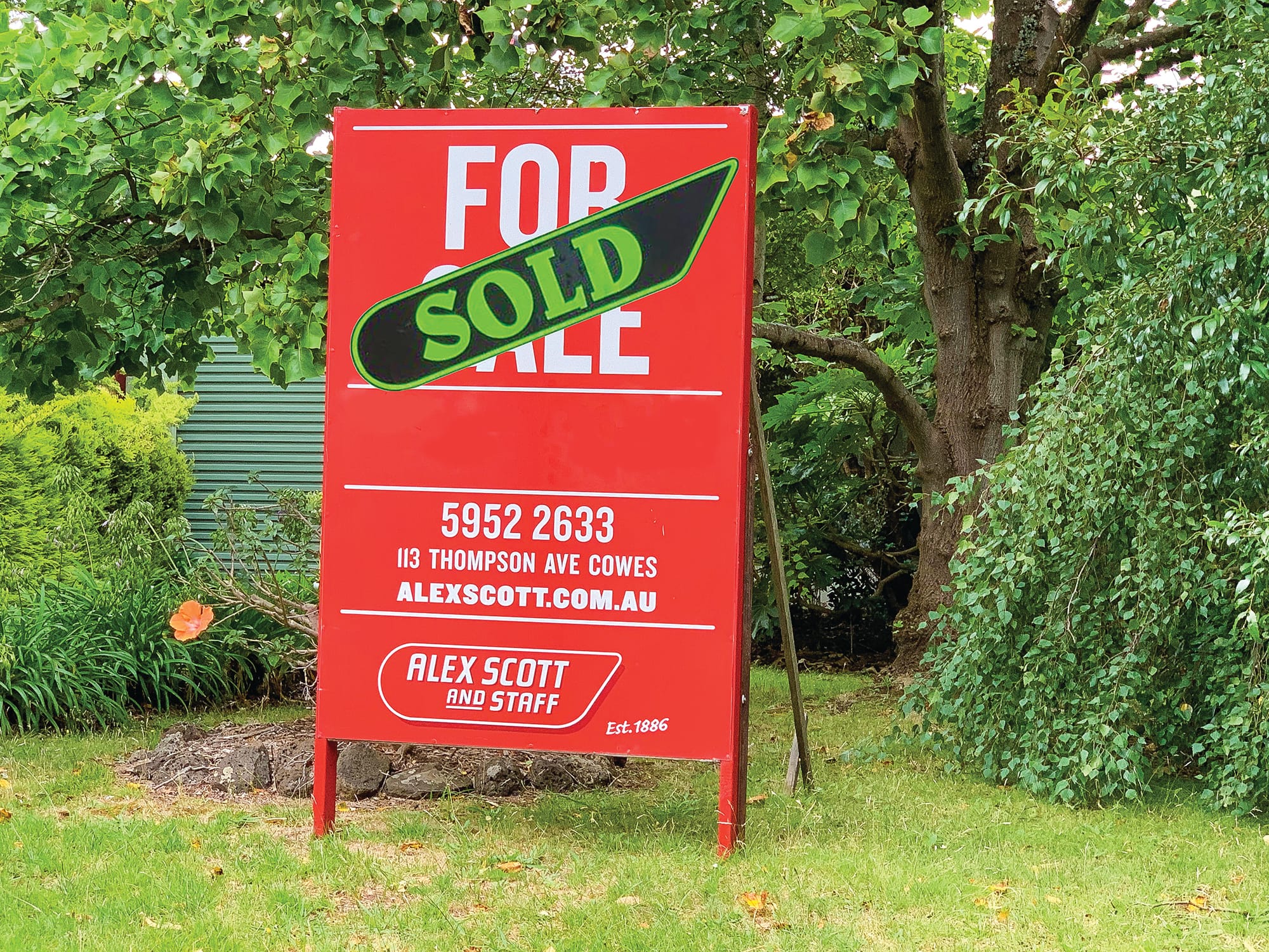 House prices cool, but still high