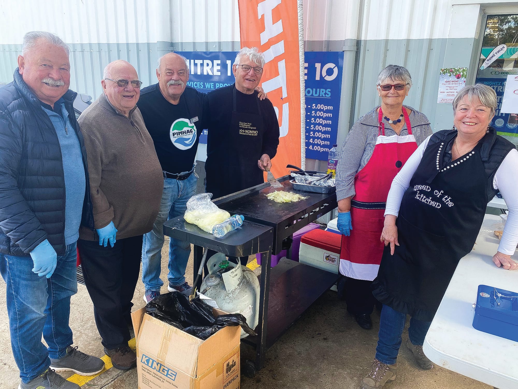 A sizzling hospital fundraiser