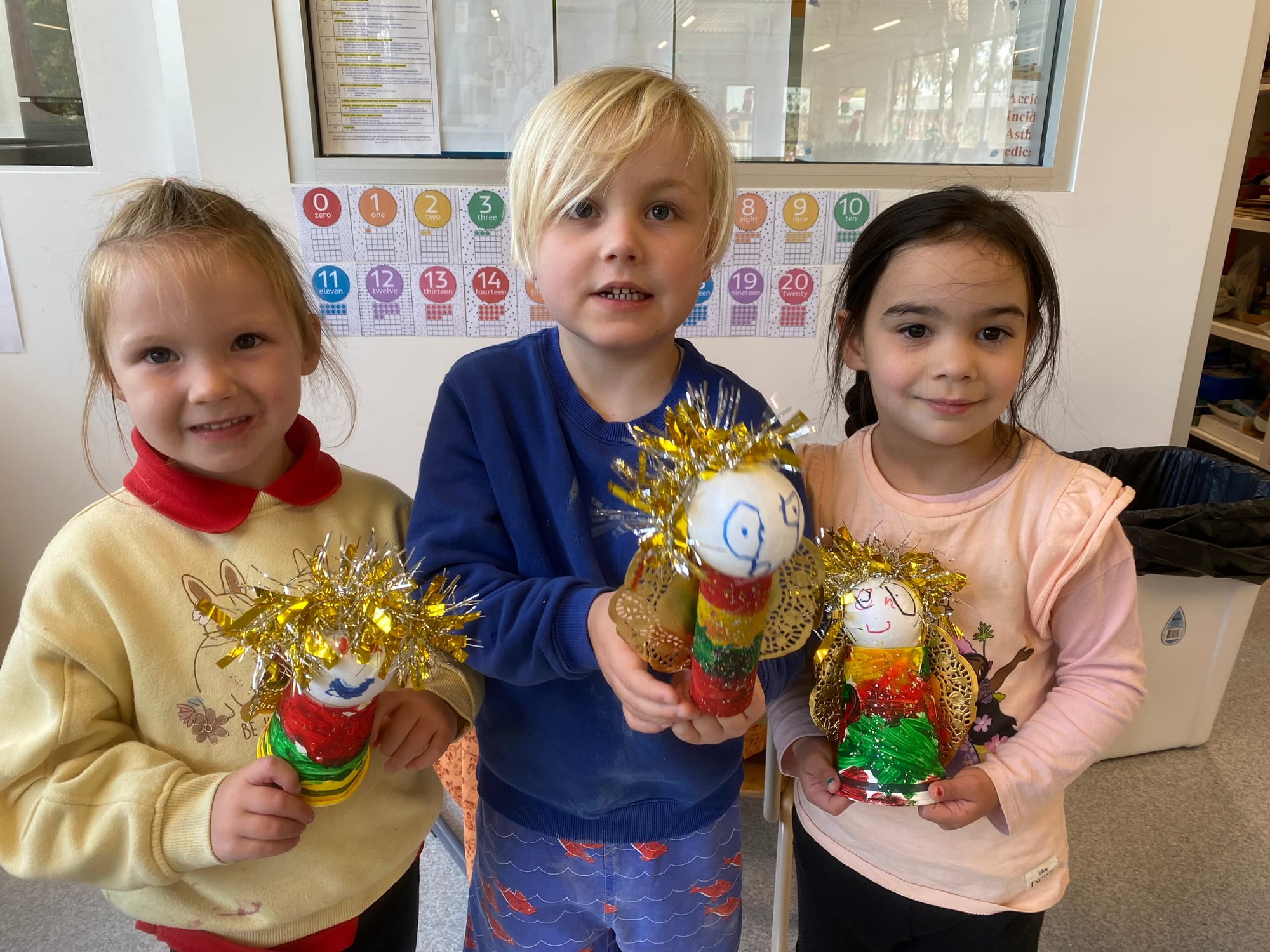 Children spread Christmas cheer