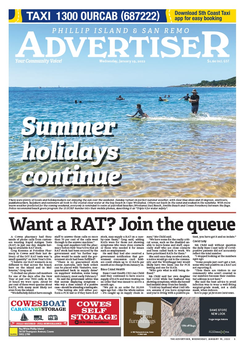 Wednesday, January 19, 2022