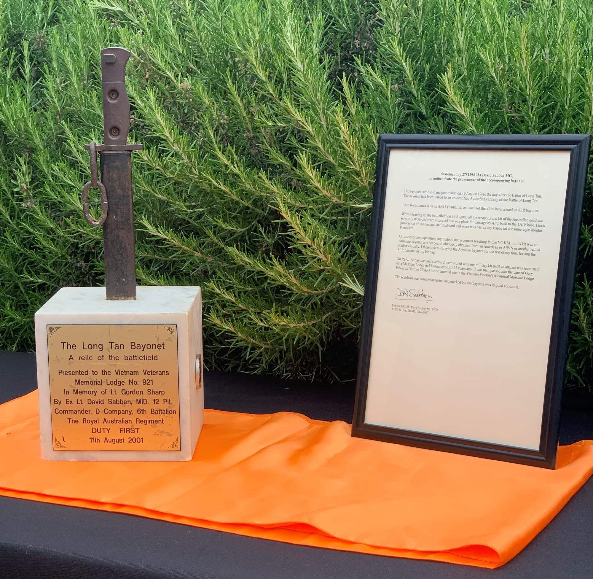 Bayonet to join Battle of Long Tan exhibition