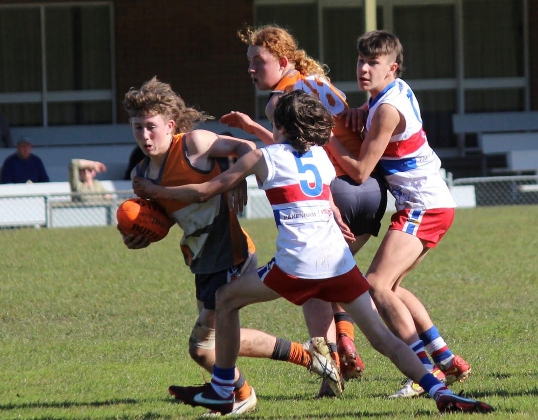 Junior footballers show talent in weekend games- U14s Blues