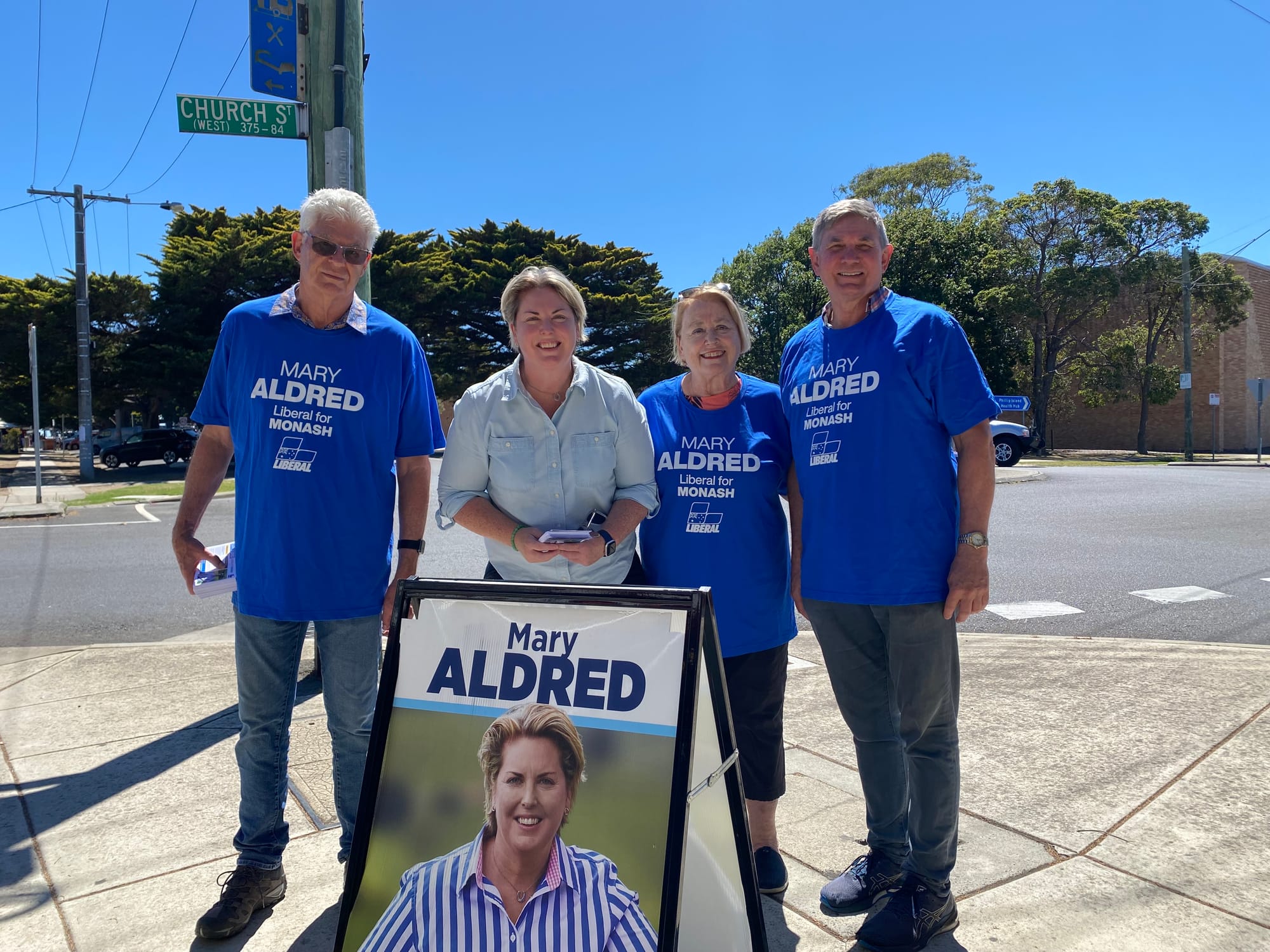 Mary Aldred hits the streets