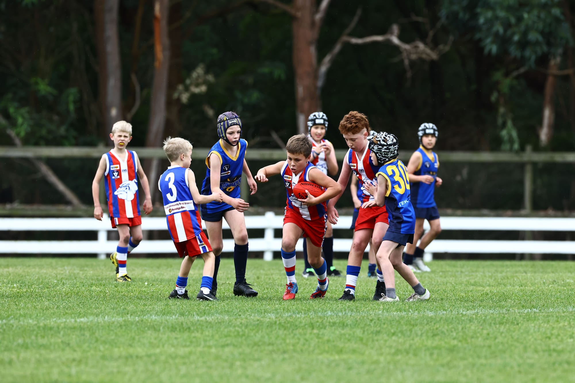 A muddy affair for junior footy