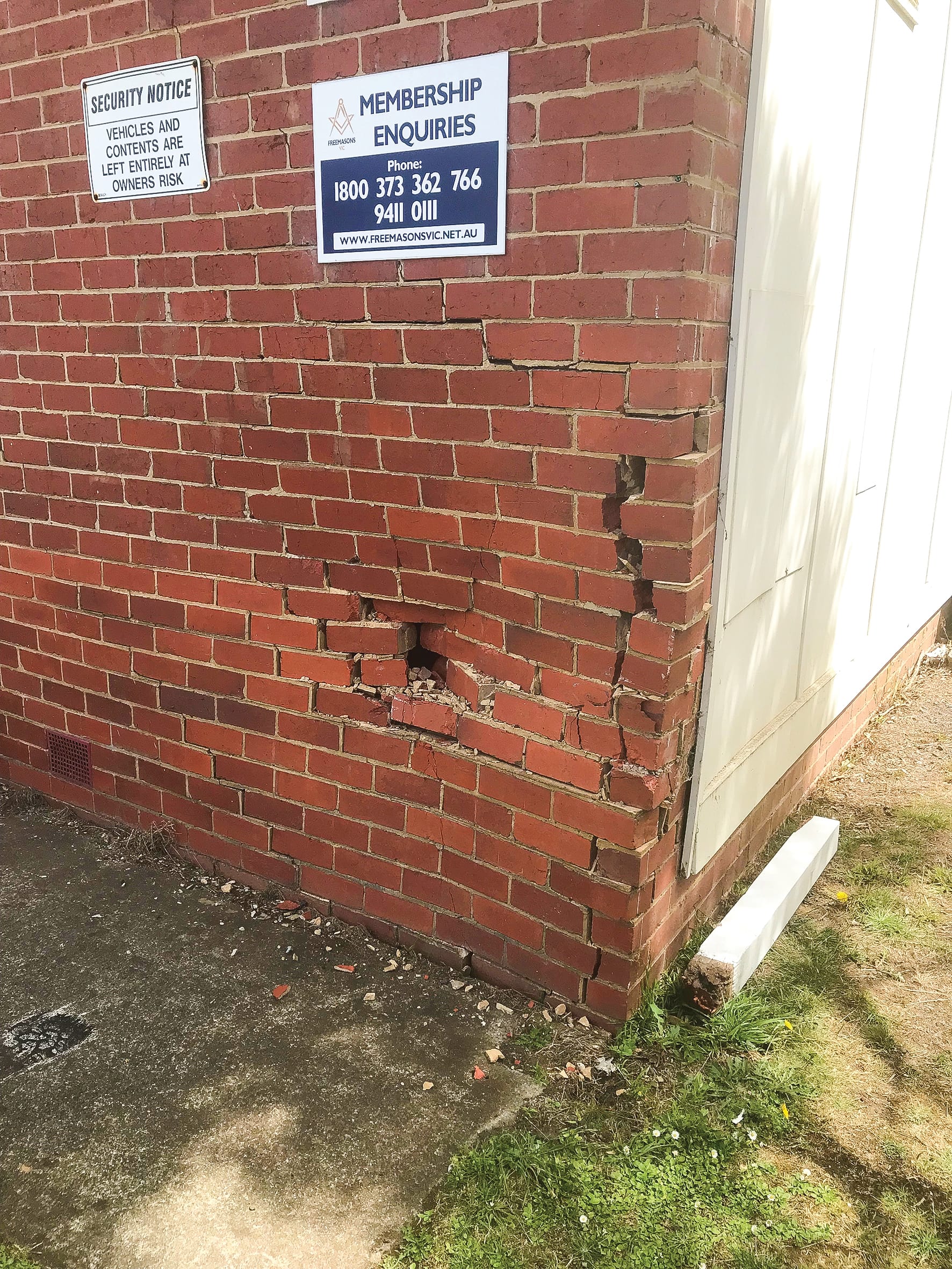 Police on the case for Masonic Lodge damage
