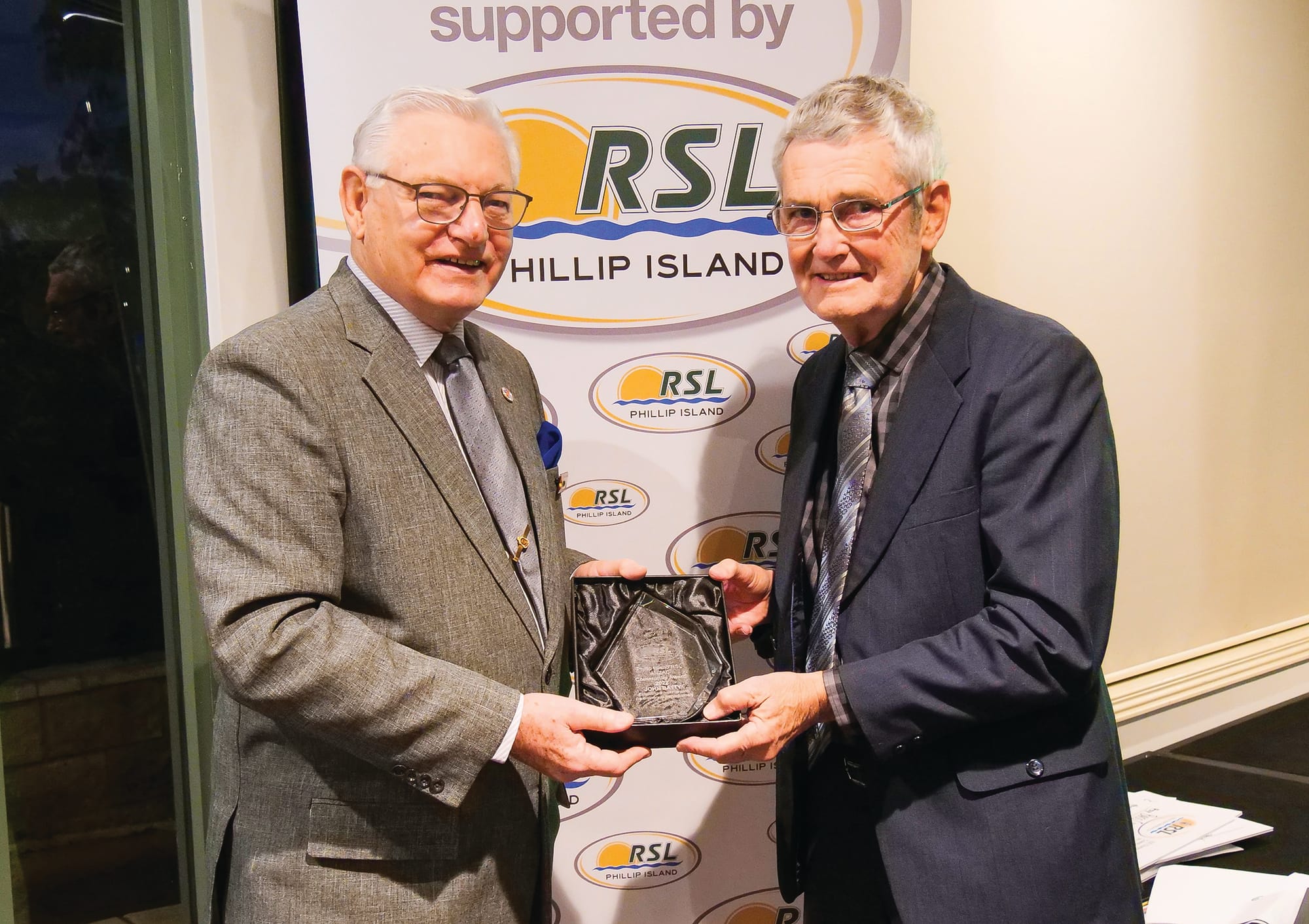 John’s 45 years of service recognised