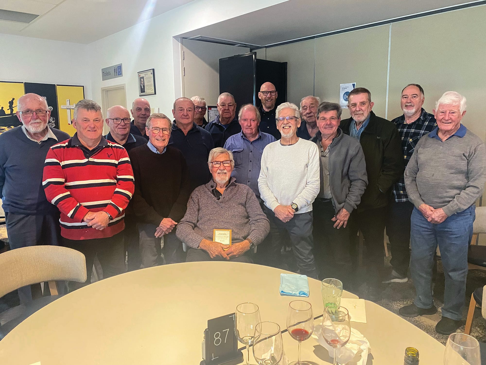 Terry hands the baton on