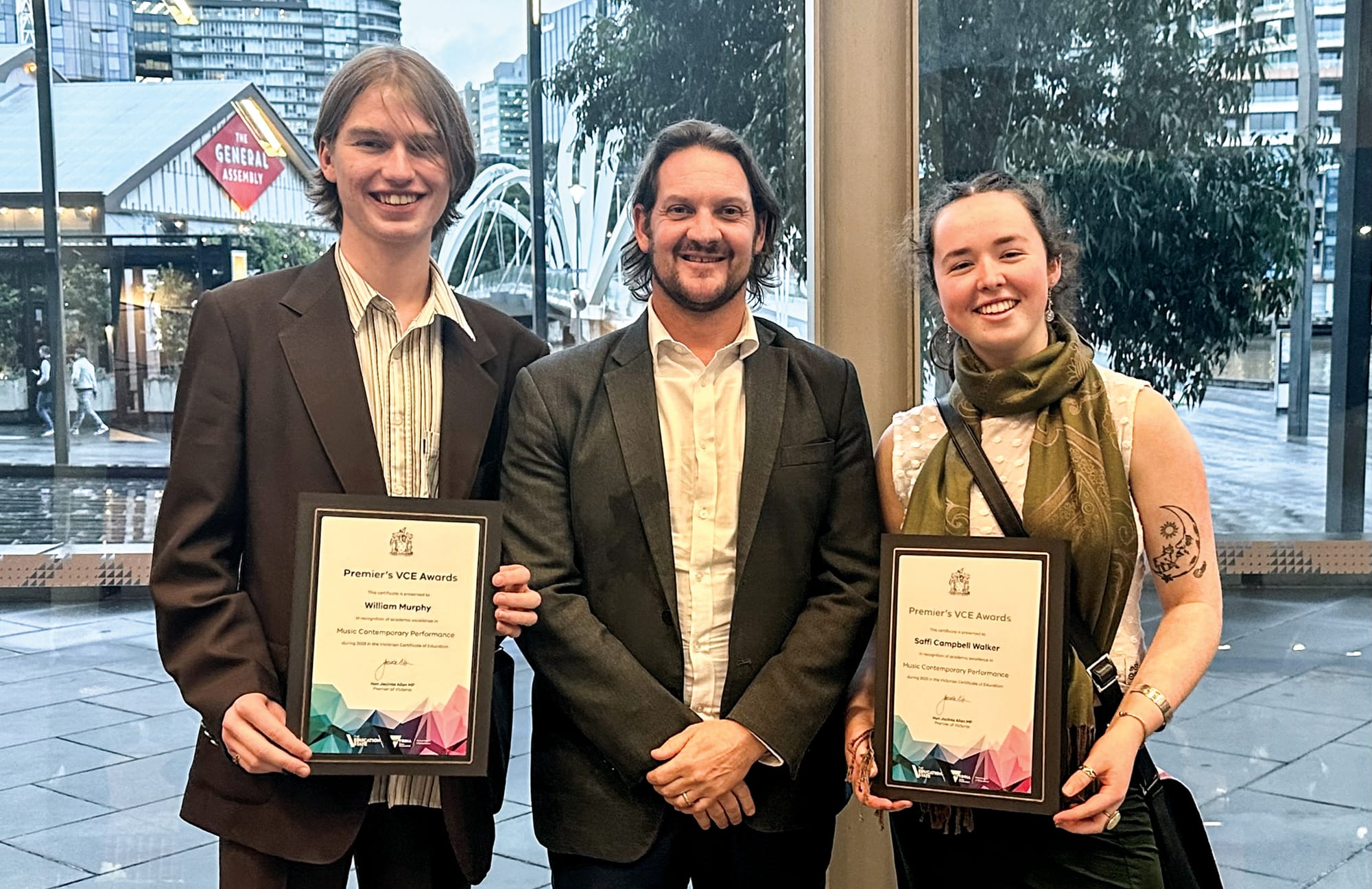 College wins top music gongs