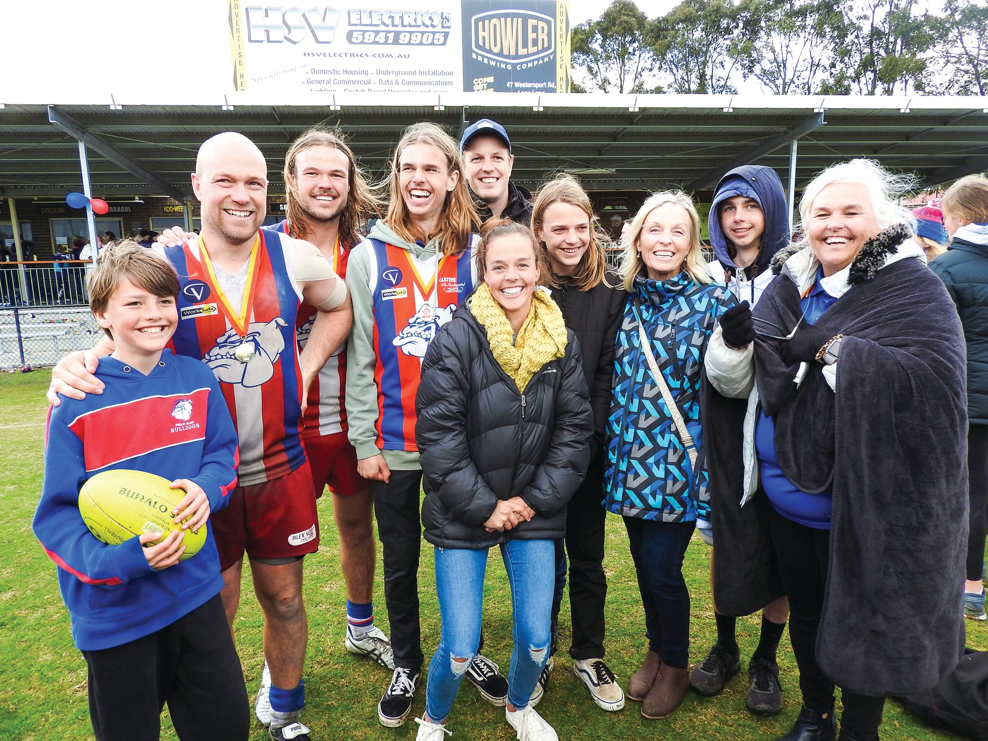 Five from one family play on grand final day