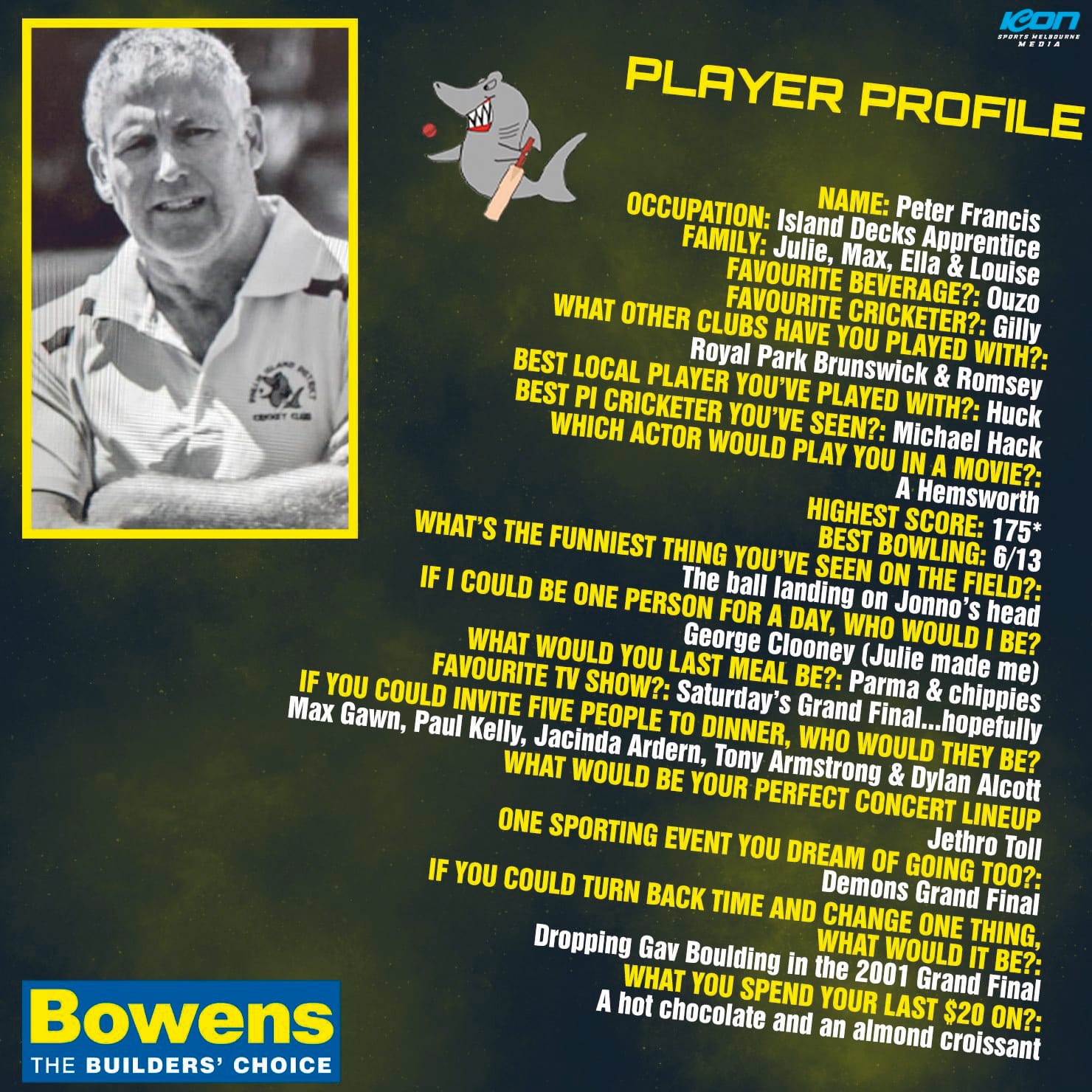 Player profile