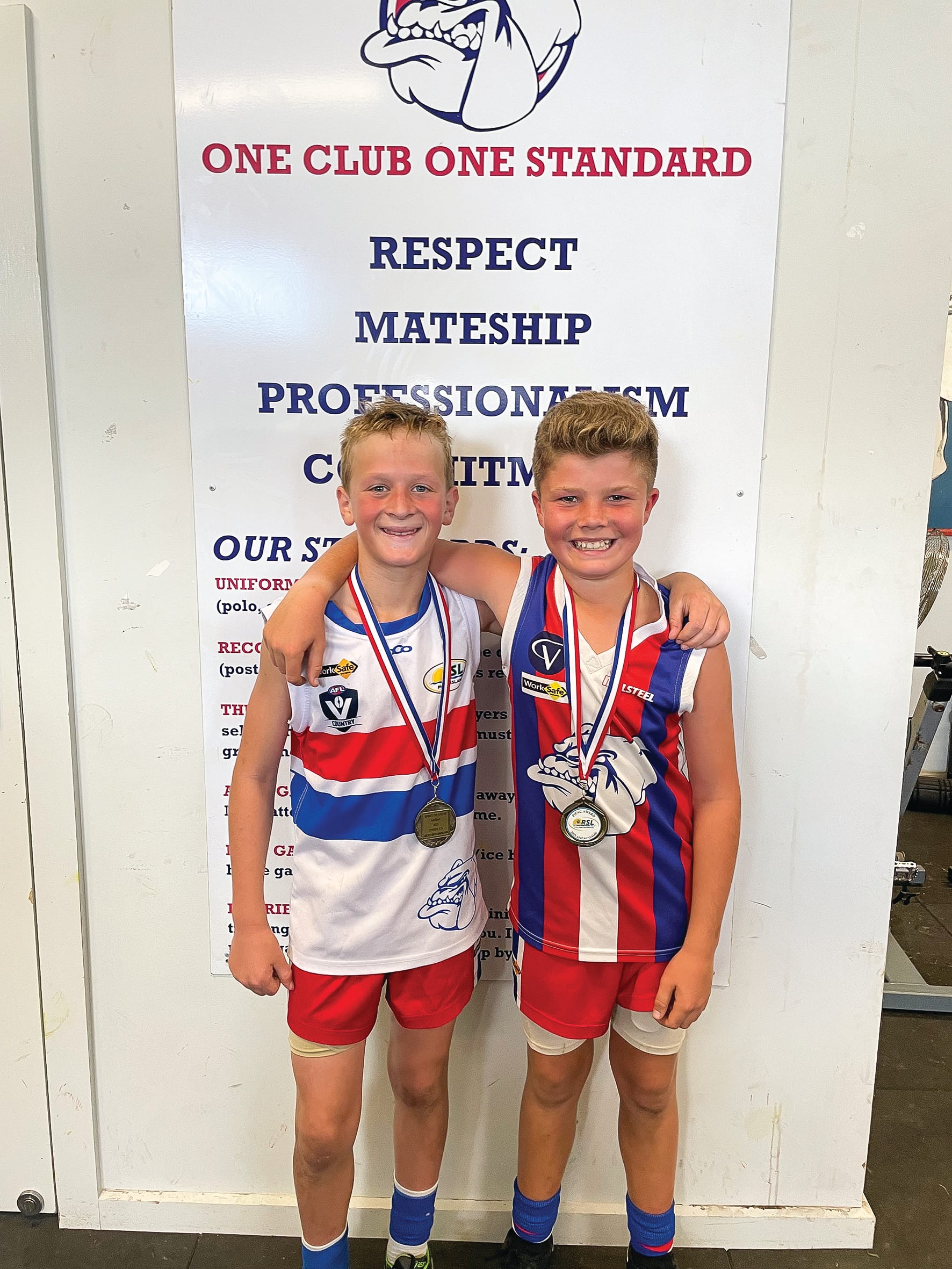 Junior footy is back! - U12 Blue and U12 Red