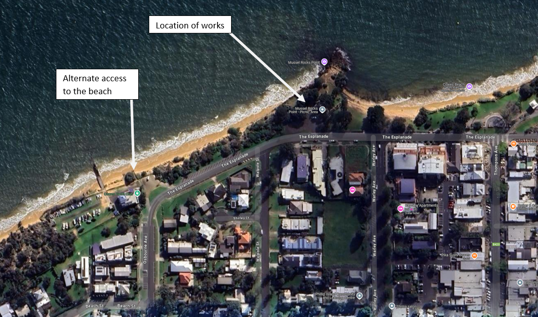 Mussel Rocks West stairs to be upgraded