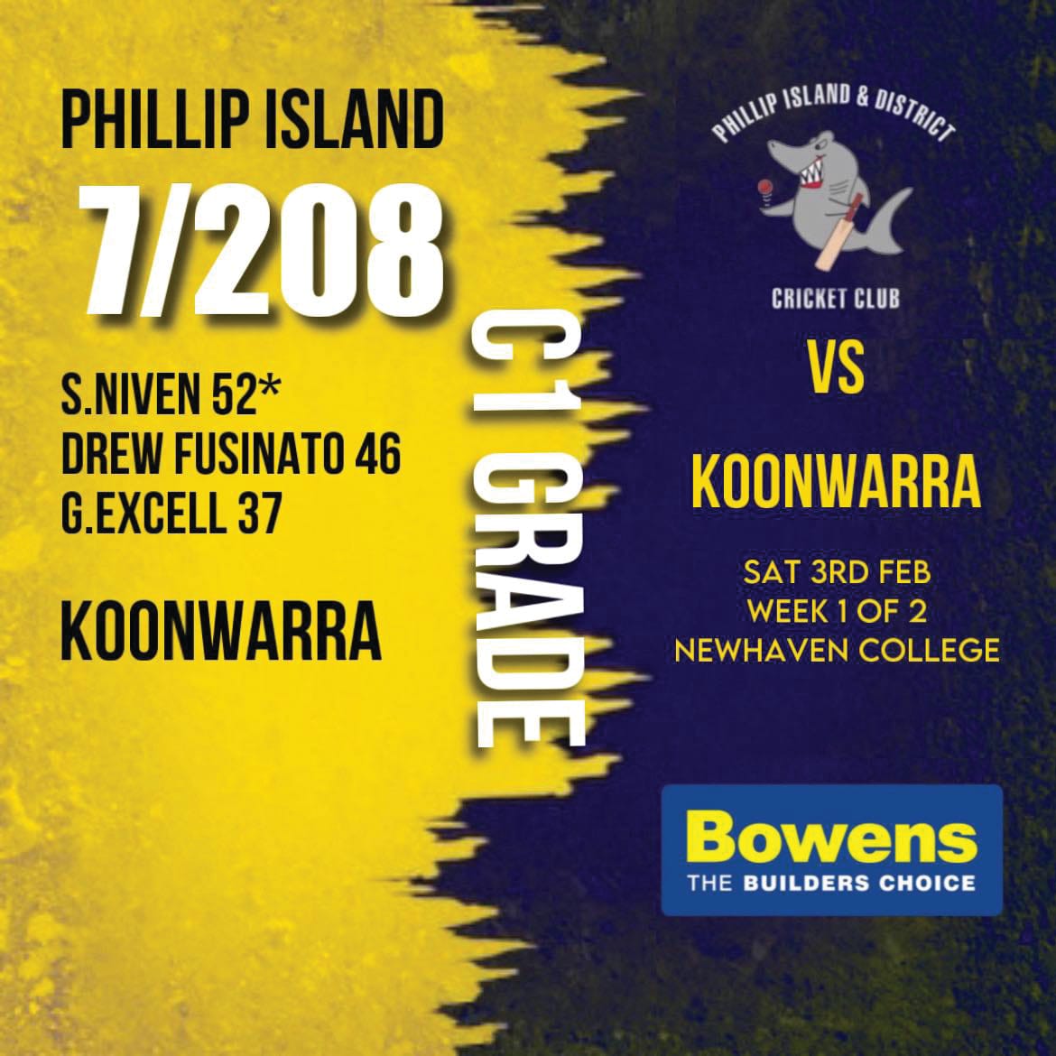 Solid performance by Sharks - C Grade