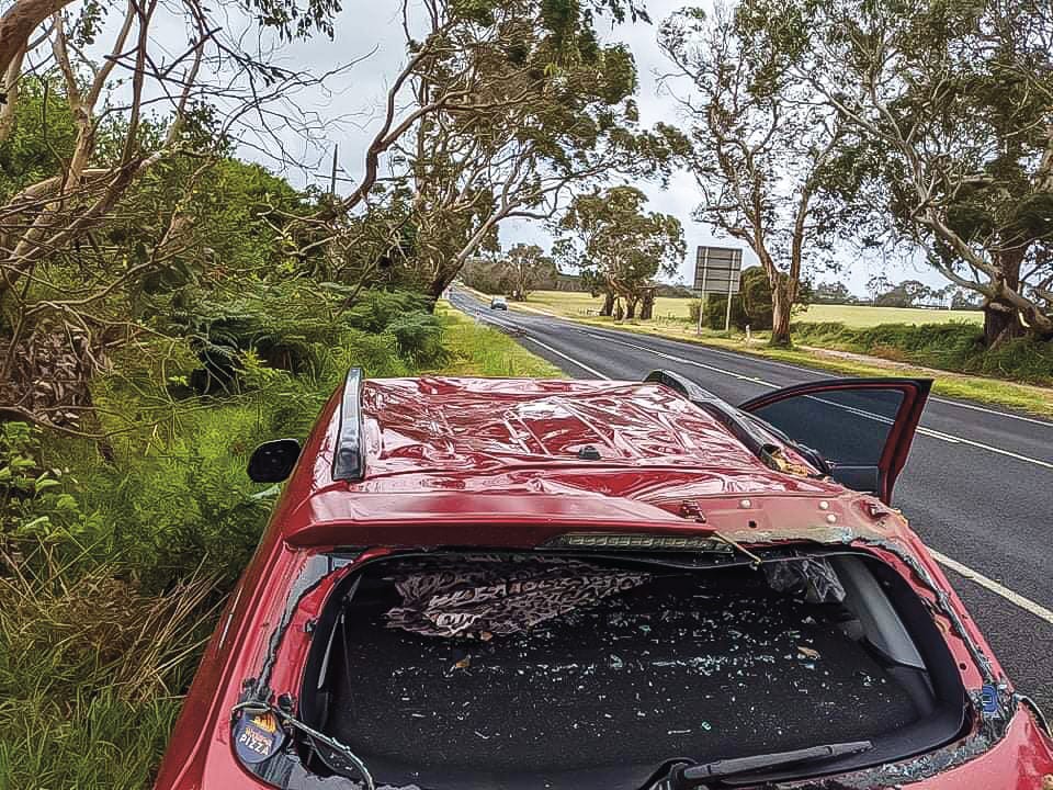 Close call for local family