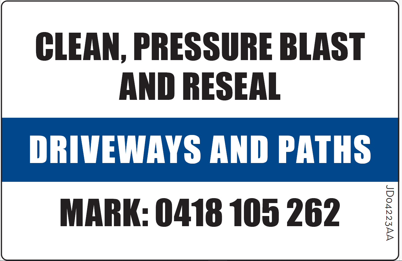 Clean, Pressure Blast & Reseal