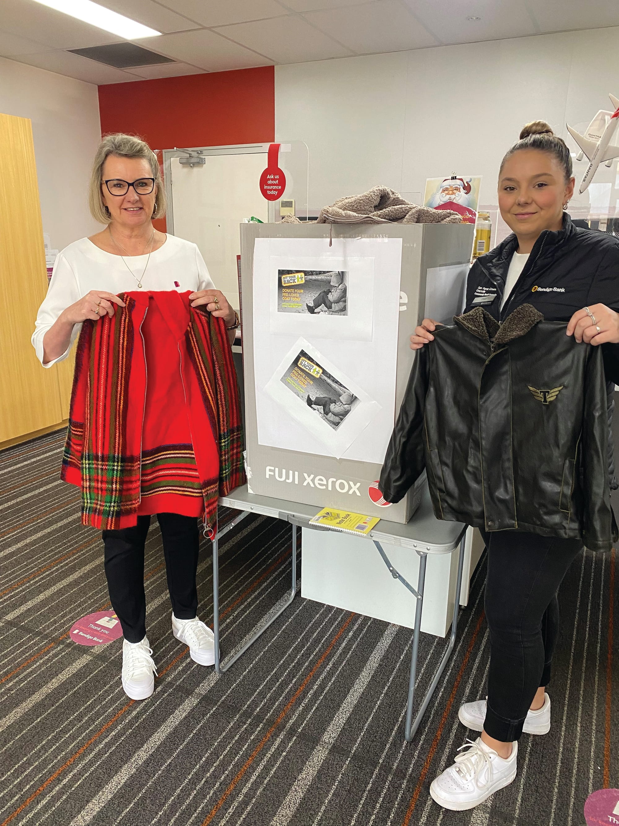 Dig an unused warm coat out for a homeless person