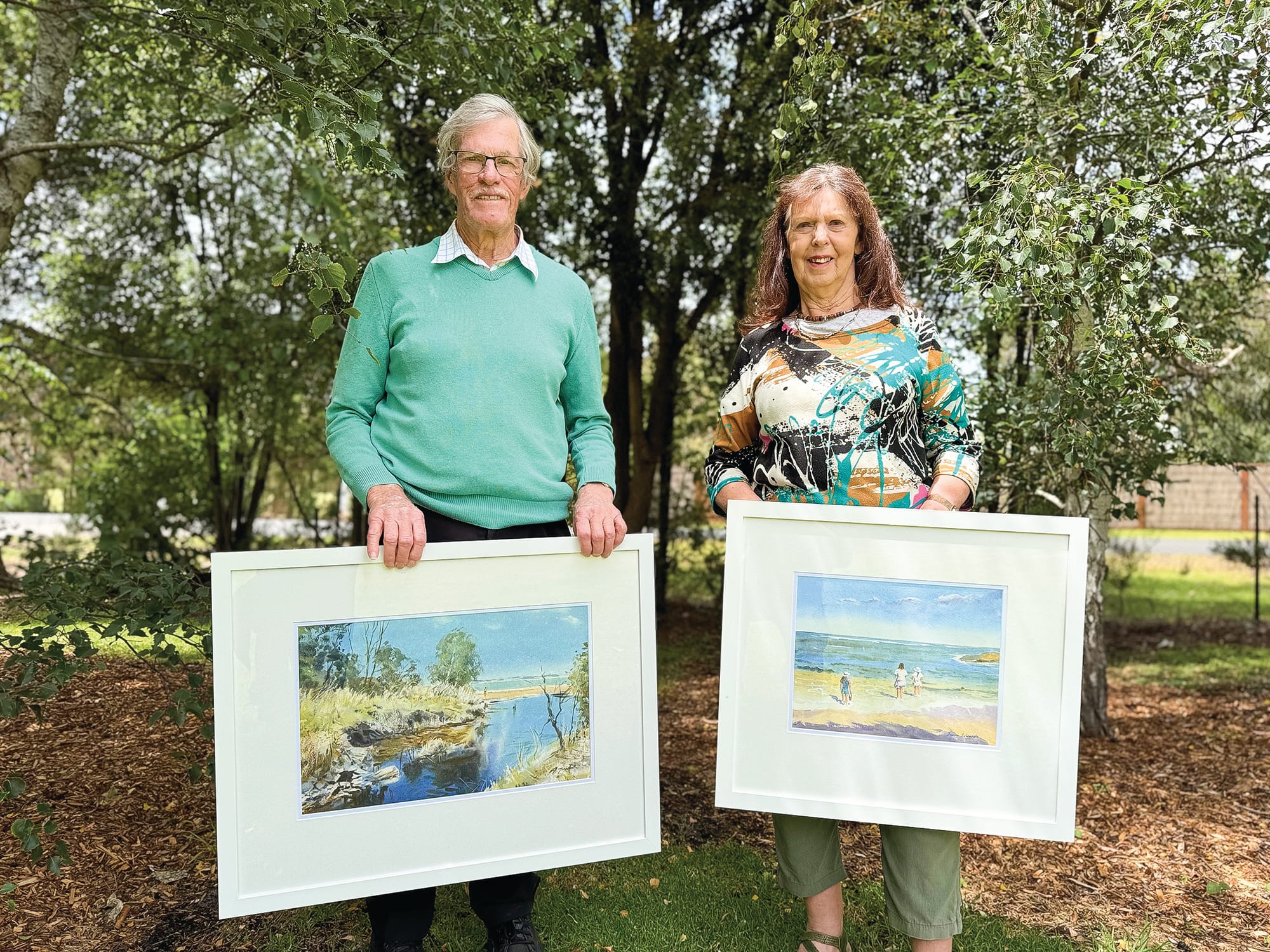 Stunning island watercolour exhibition