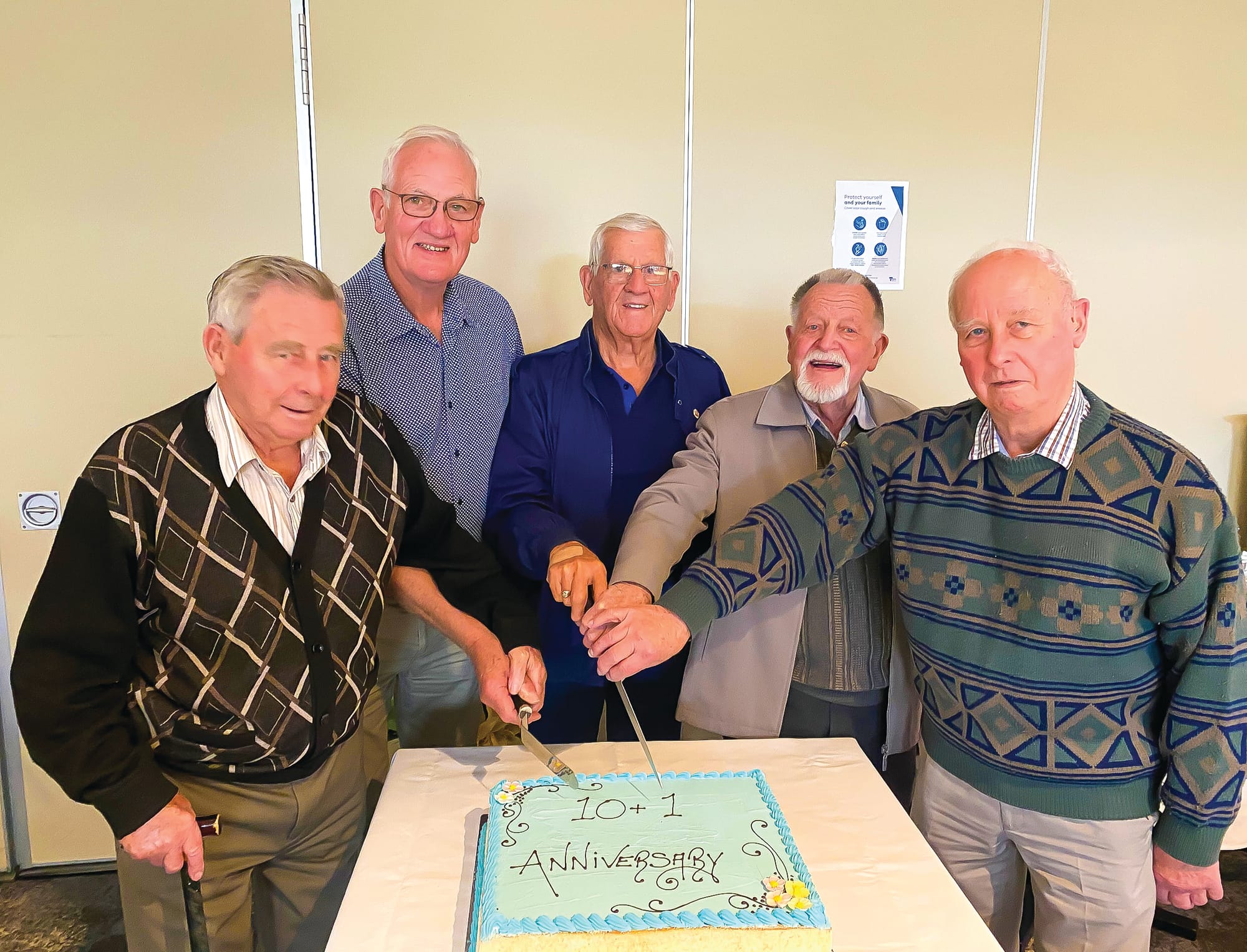 Men’s Shed Ten plus one birthday celebration