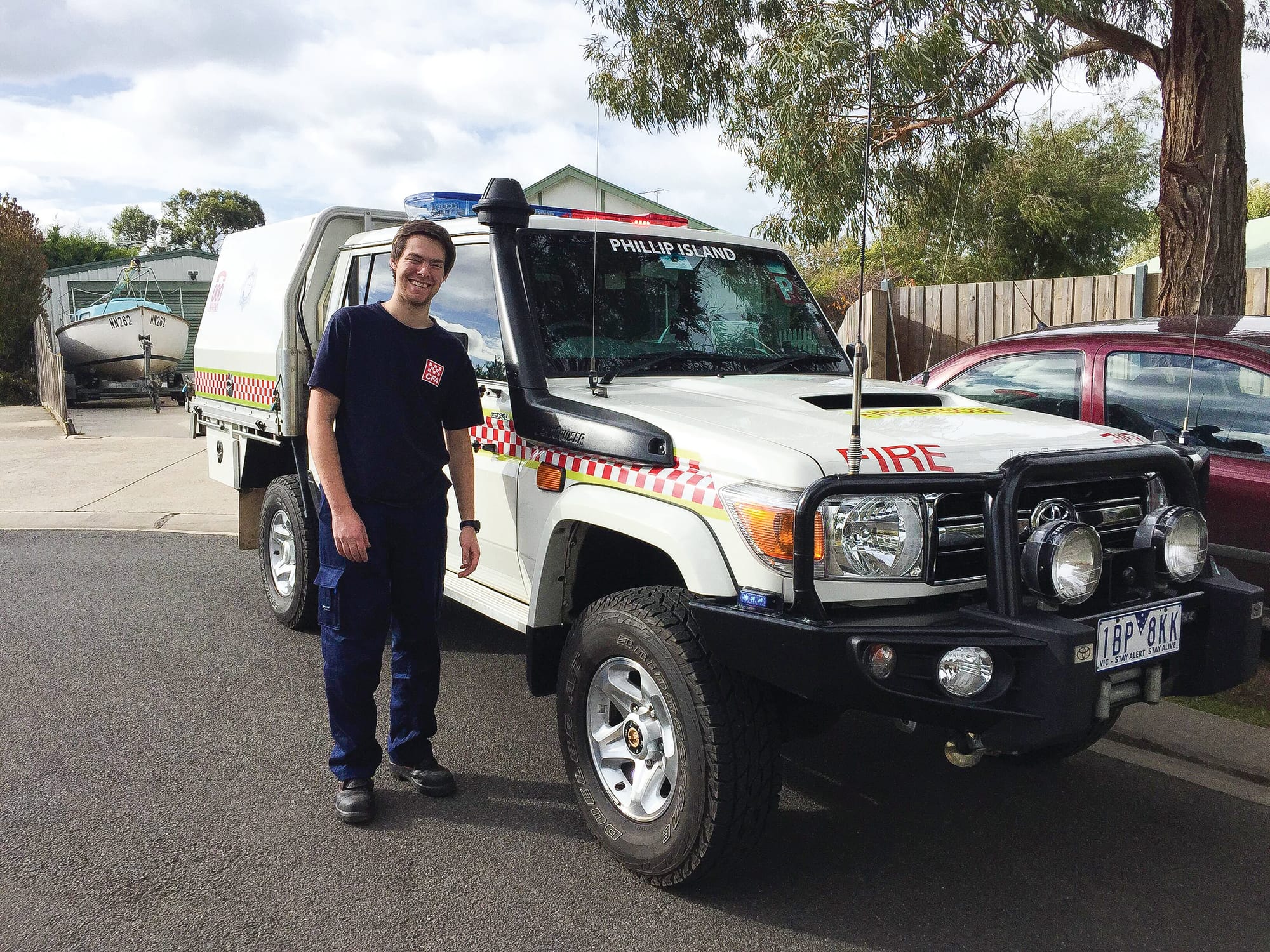 CFA volunteers take on toughest climb