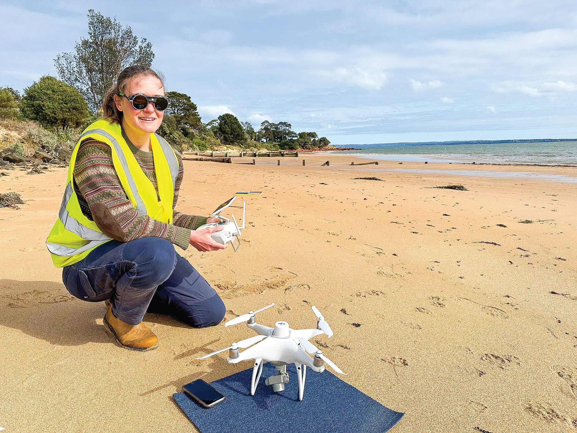 Drones monitor erosion hotspots