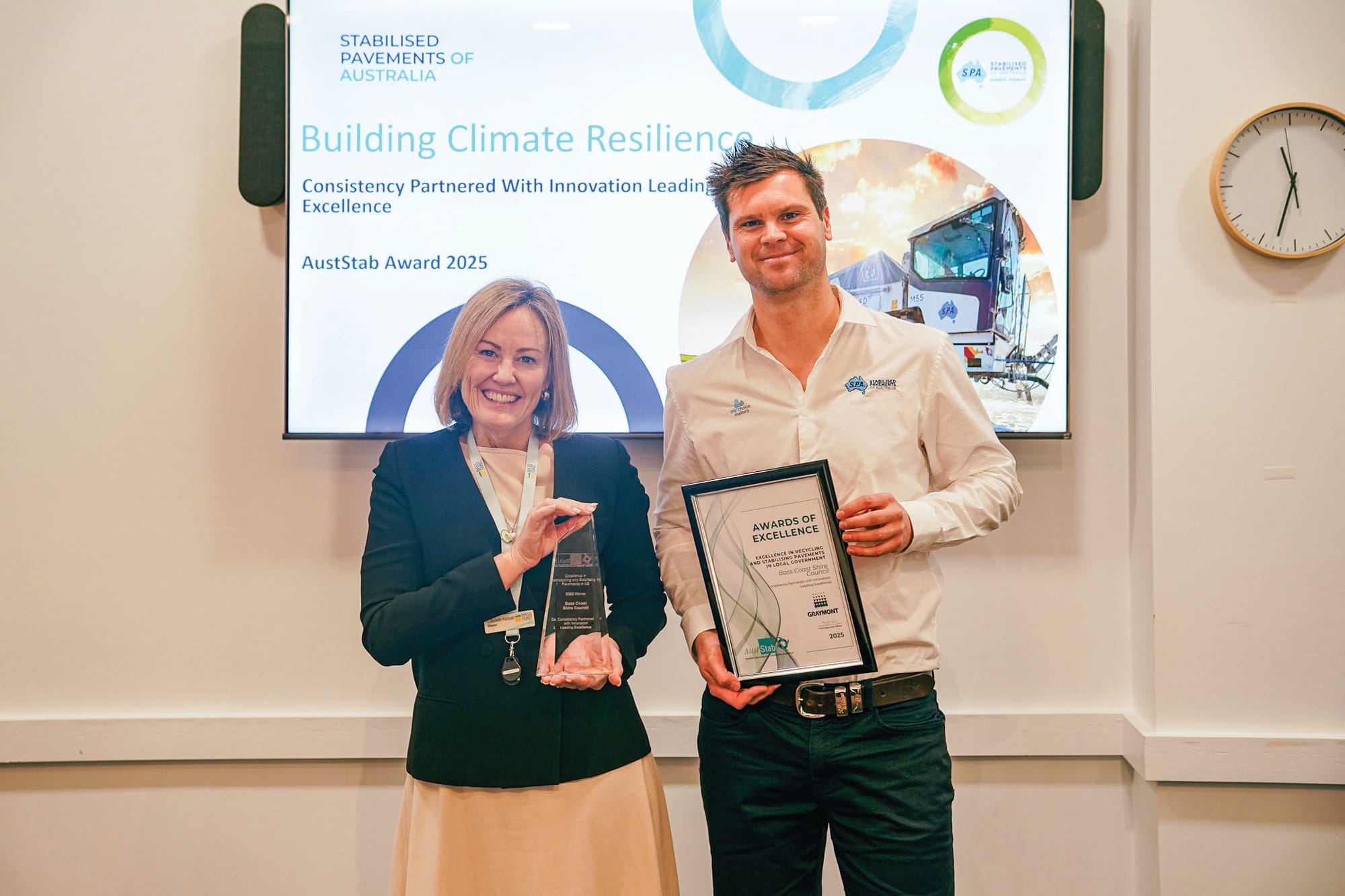 Award for road recycling project