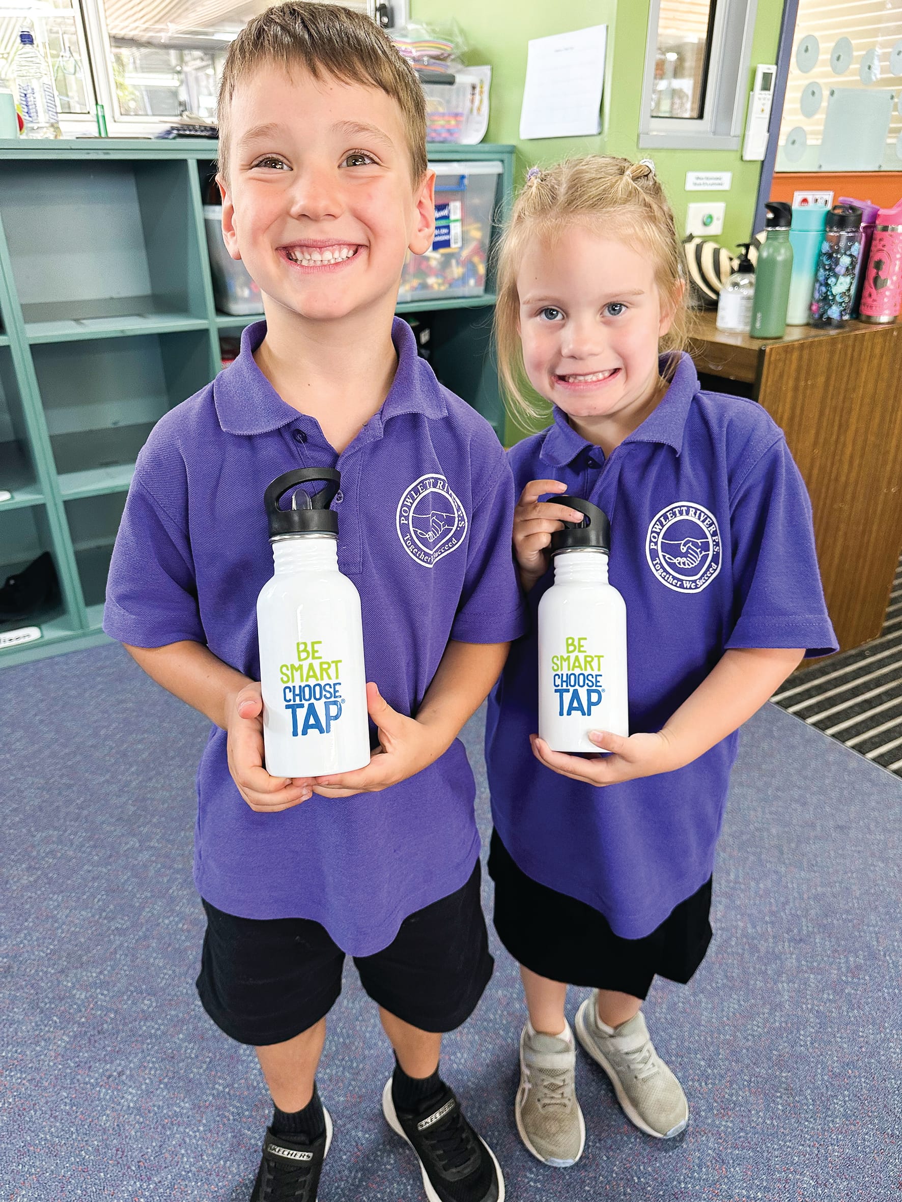 Water Bottles make a splash