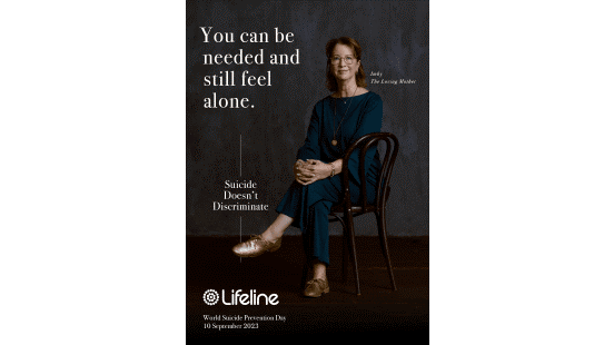 Lifeline reminds Australians that suicide doesn't discriminate