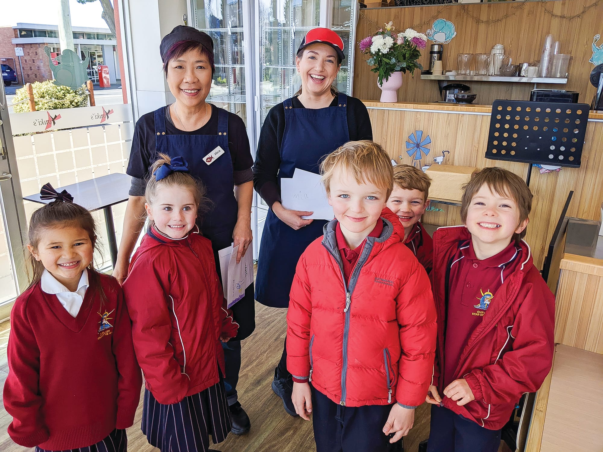 OLSS students take to the streets … and the shops