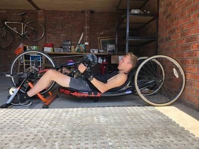 Beau's cycling challenging