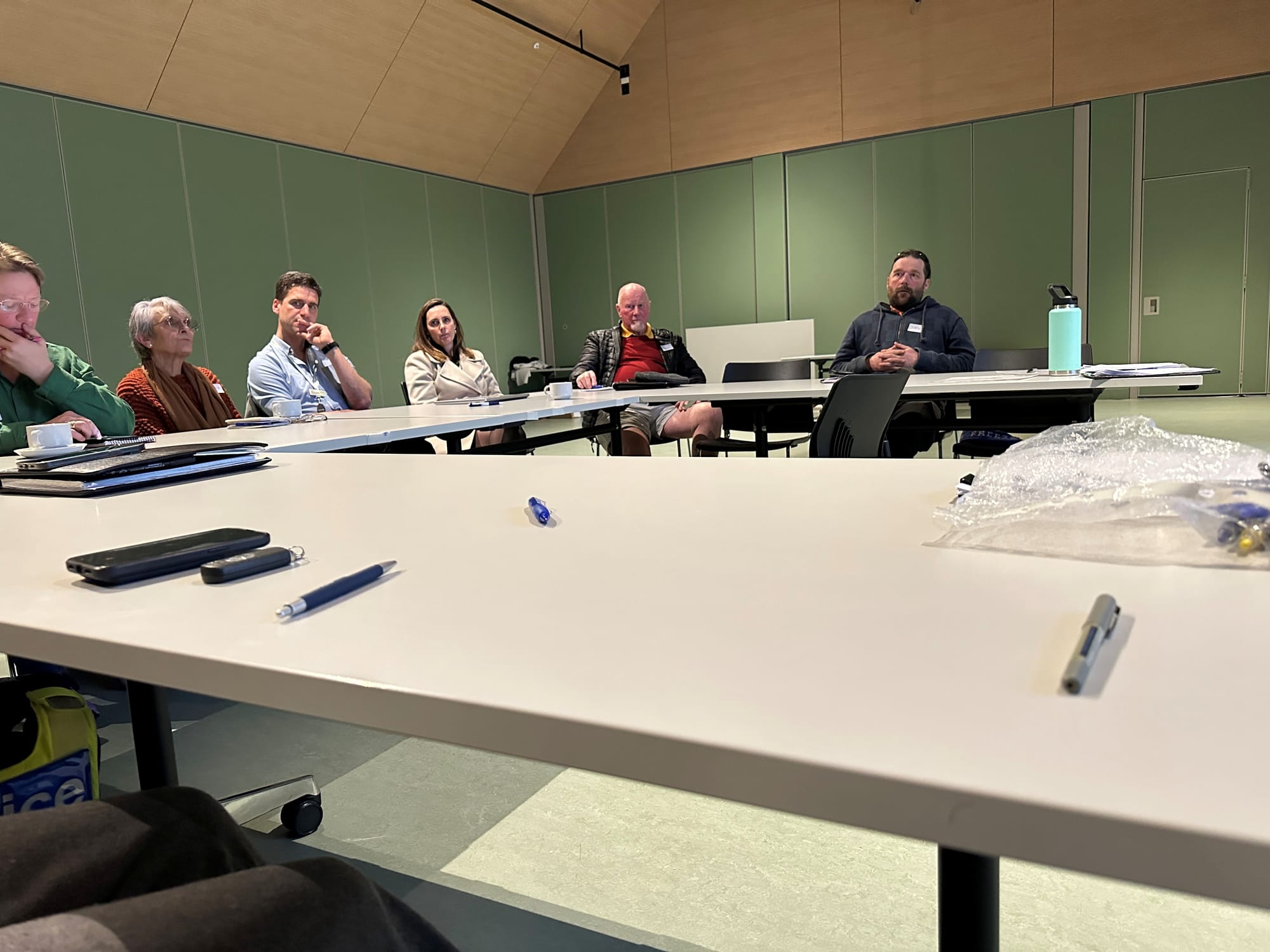 Island quiet on coastal signage