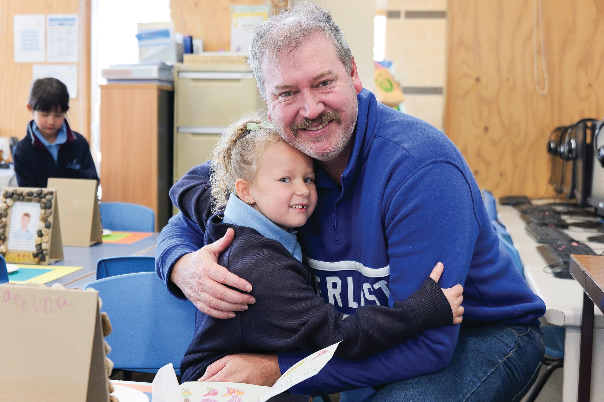 Dads and donuts at Newhaven College
