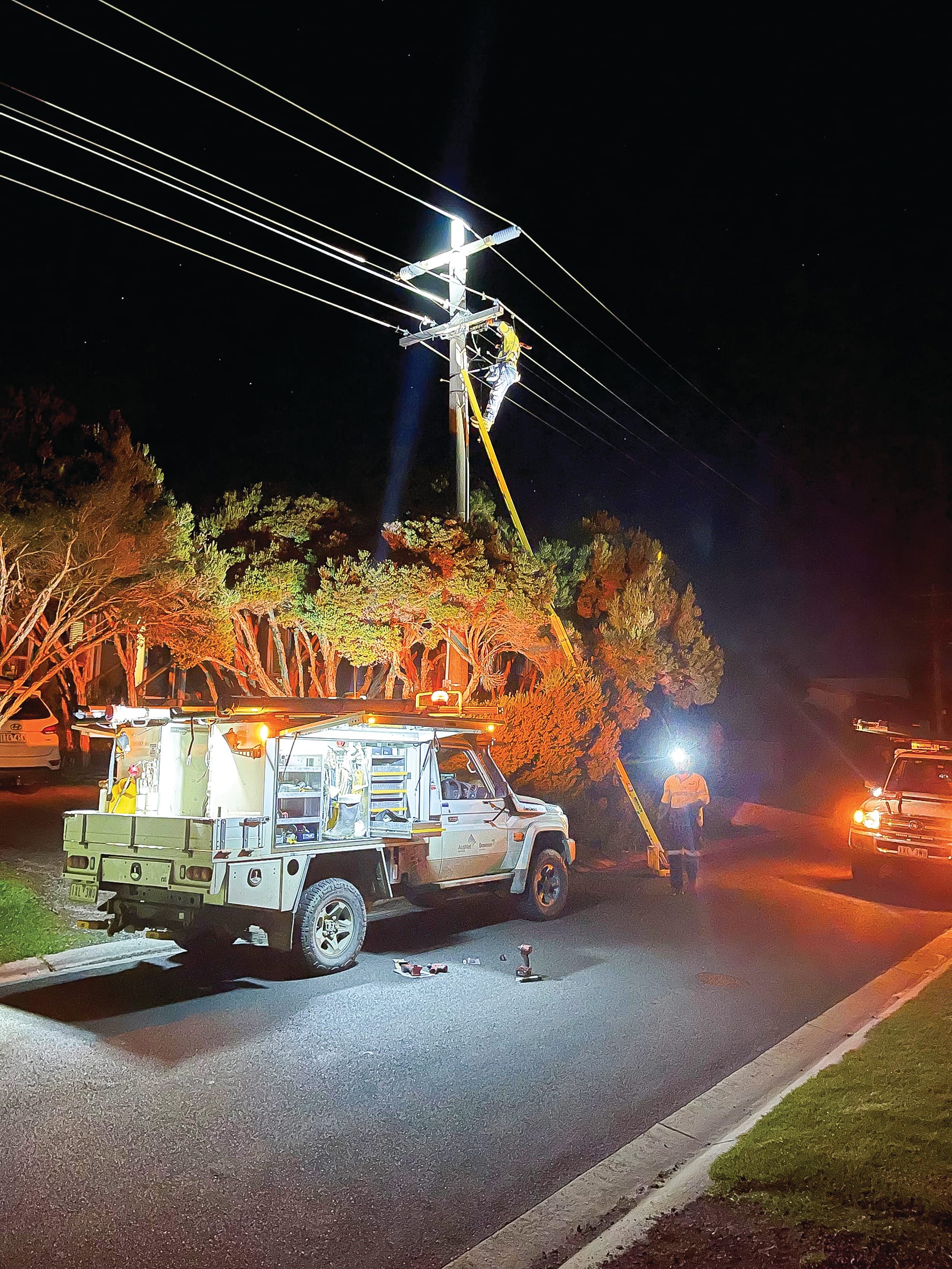 Lights out across the island