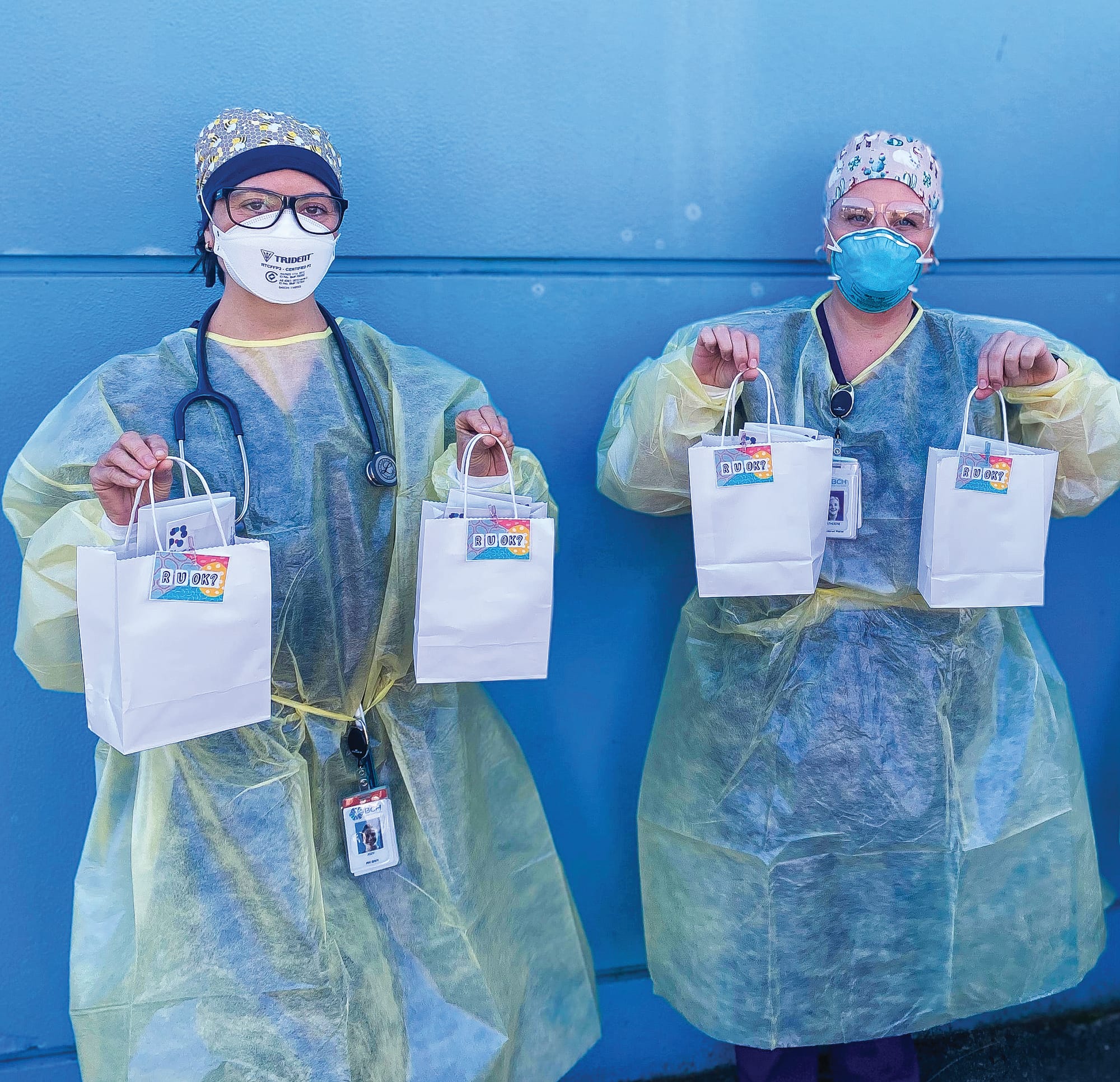 Emergency staff ask “R U OK?”