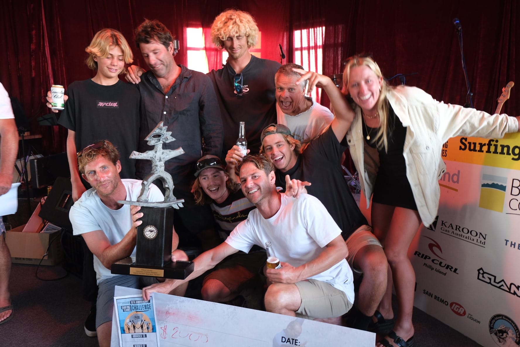 NSR Surfing Teams Challenge prize list