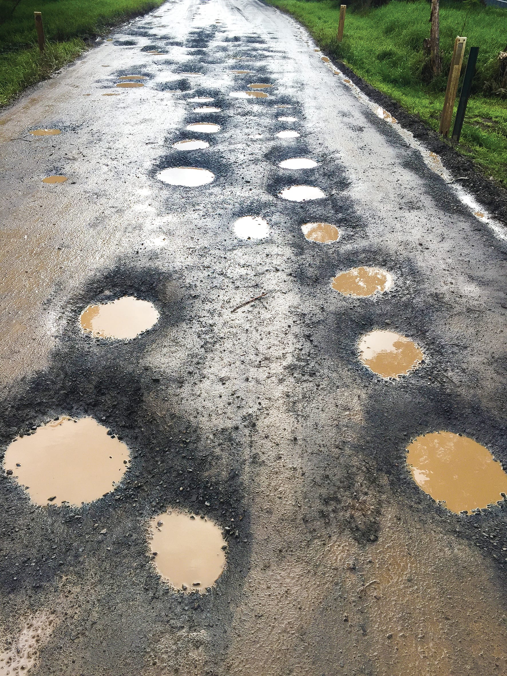 Dangerous potholes can only be patched, not fixed