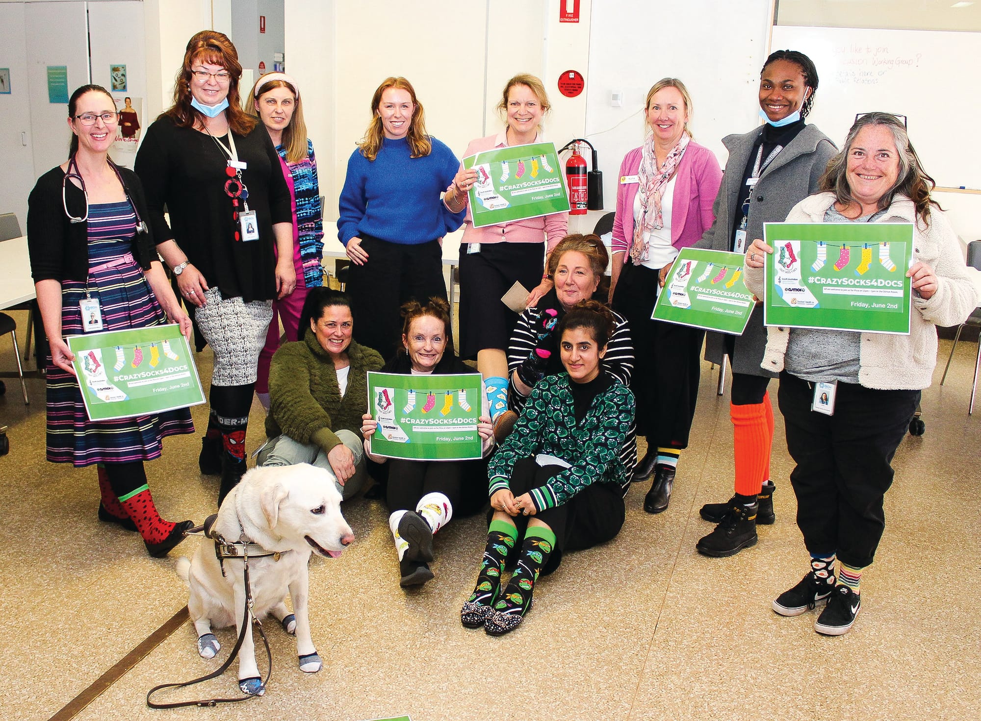 Crazy socks promote good mental health at Bass Coast Health