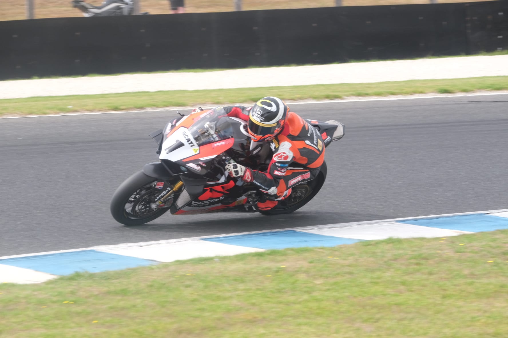 Action at the Australian Superbikes Championship