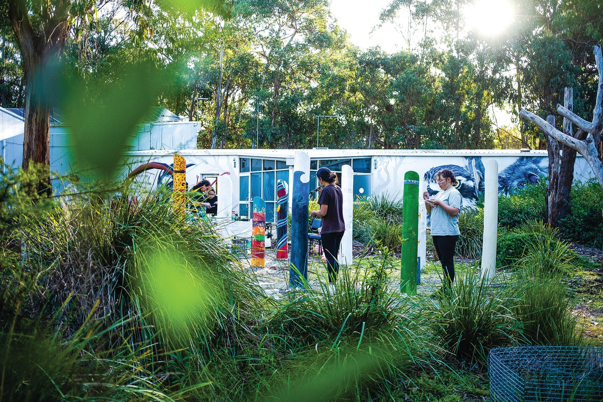 Holiday fun with public art project