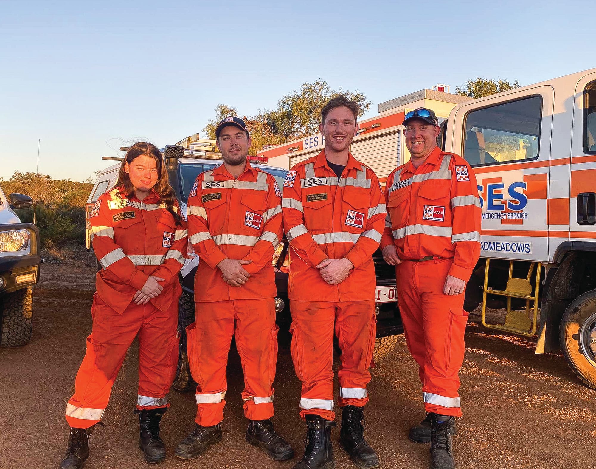 San Remo SES crew help with WA recovery