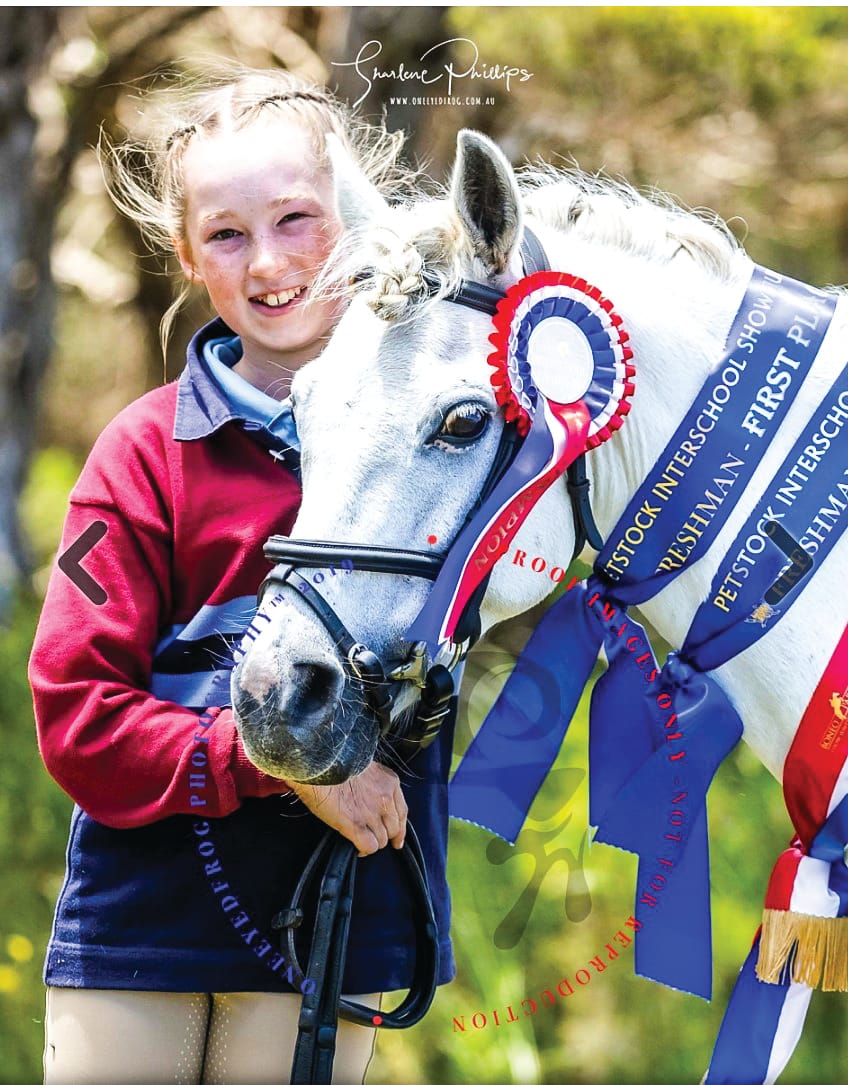 Olivia’s our show jumping champ