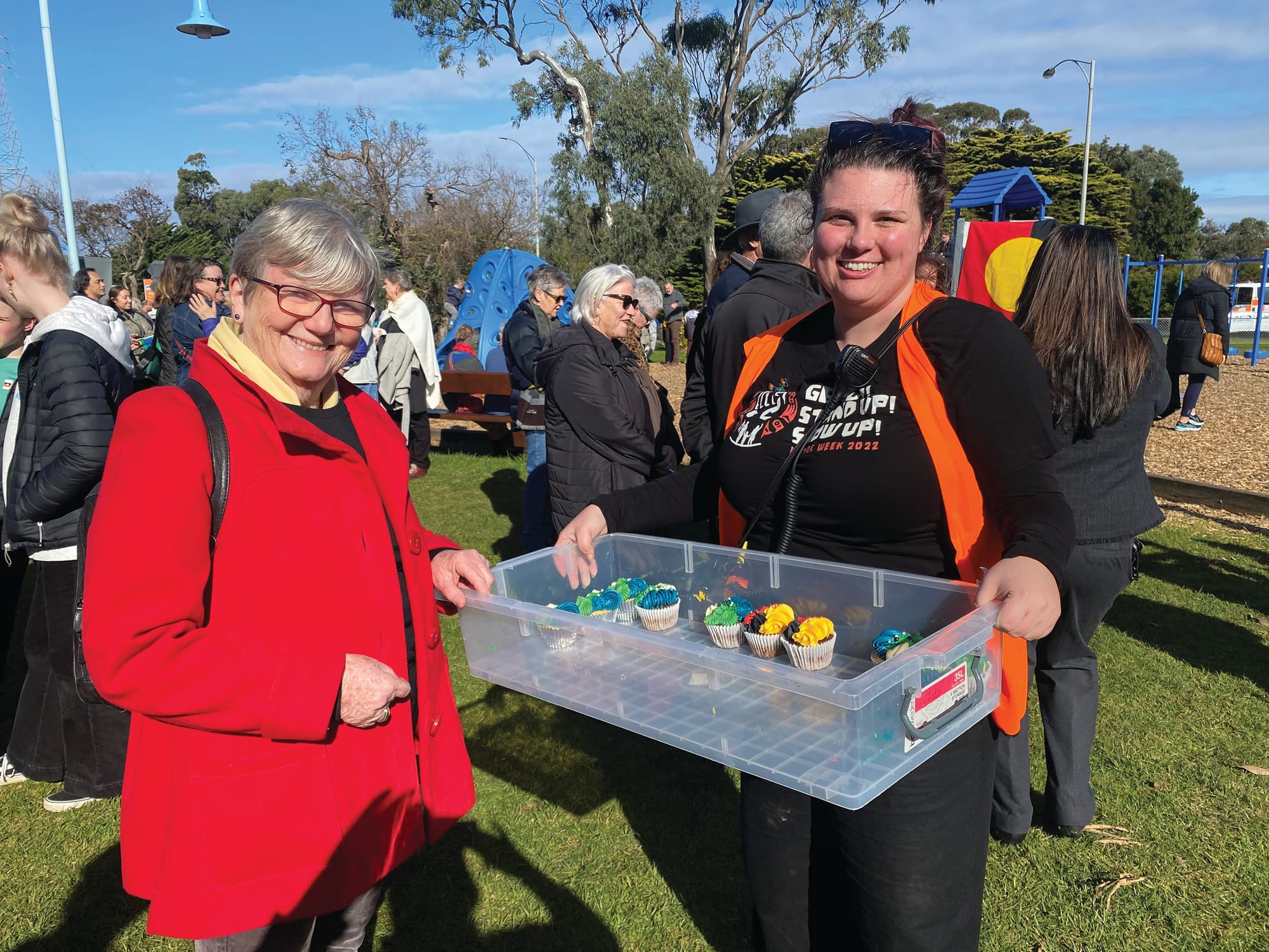 Thousands turn out for bridge walk