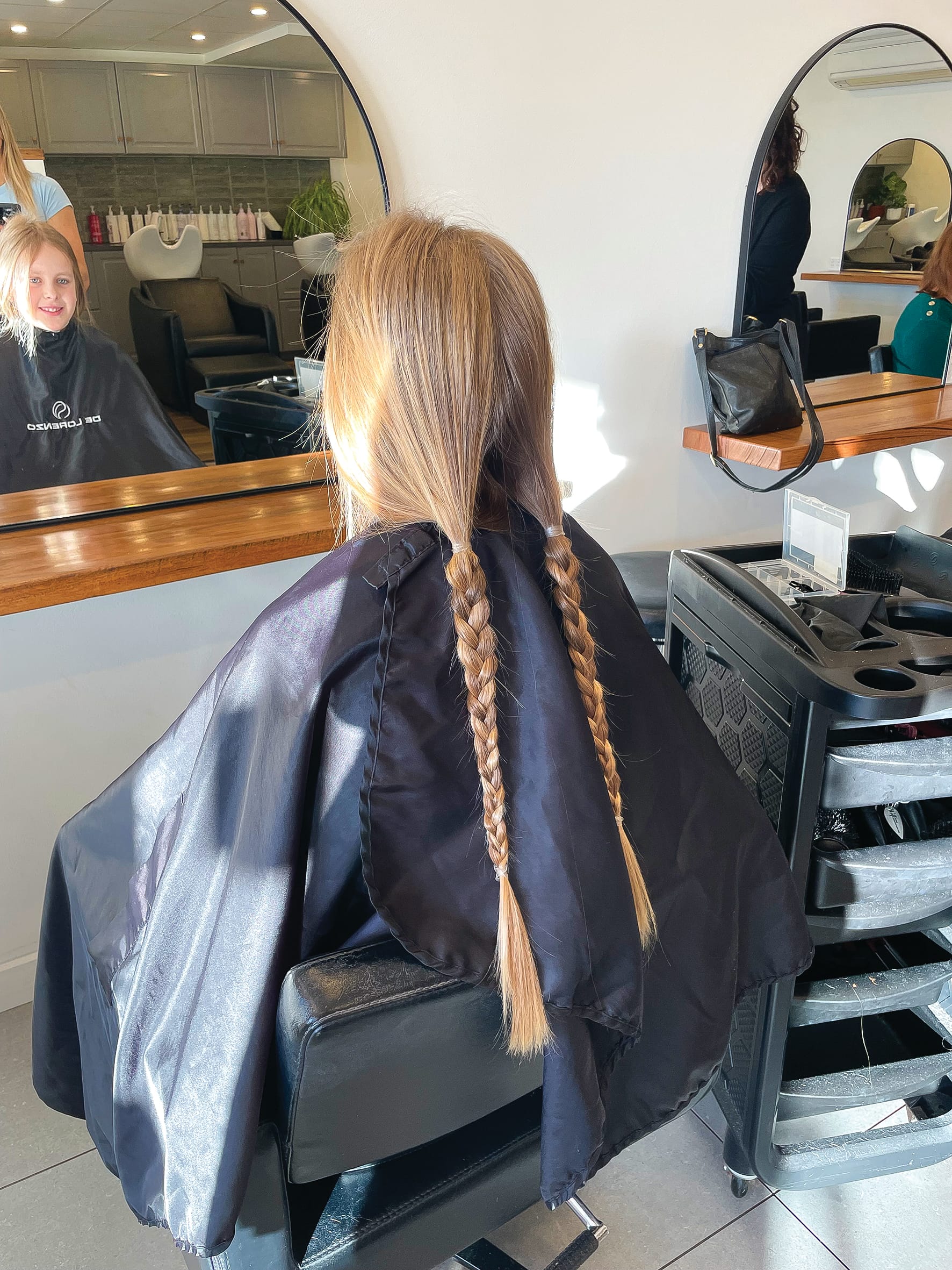 Ava’s big chop for cancer