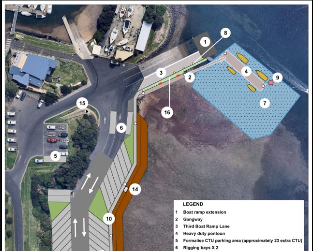 Newhaven boat ramp upgrade plans released