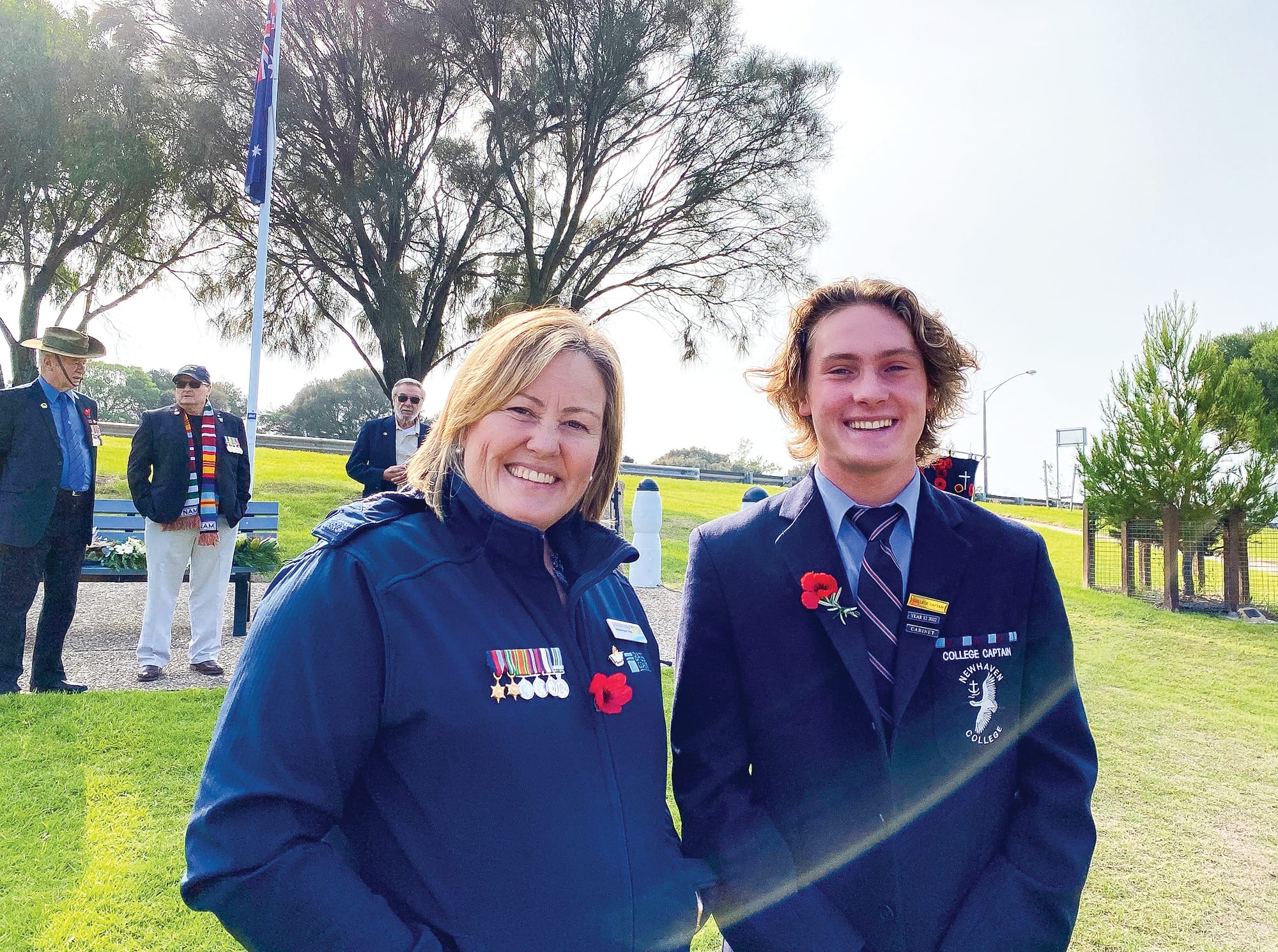 A moving community tribute at San Remo