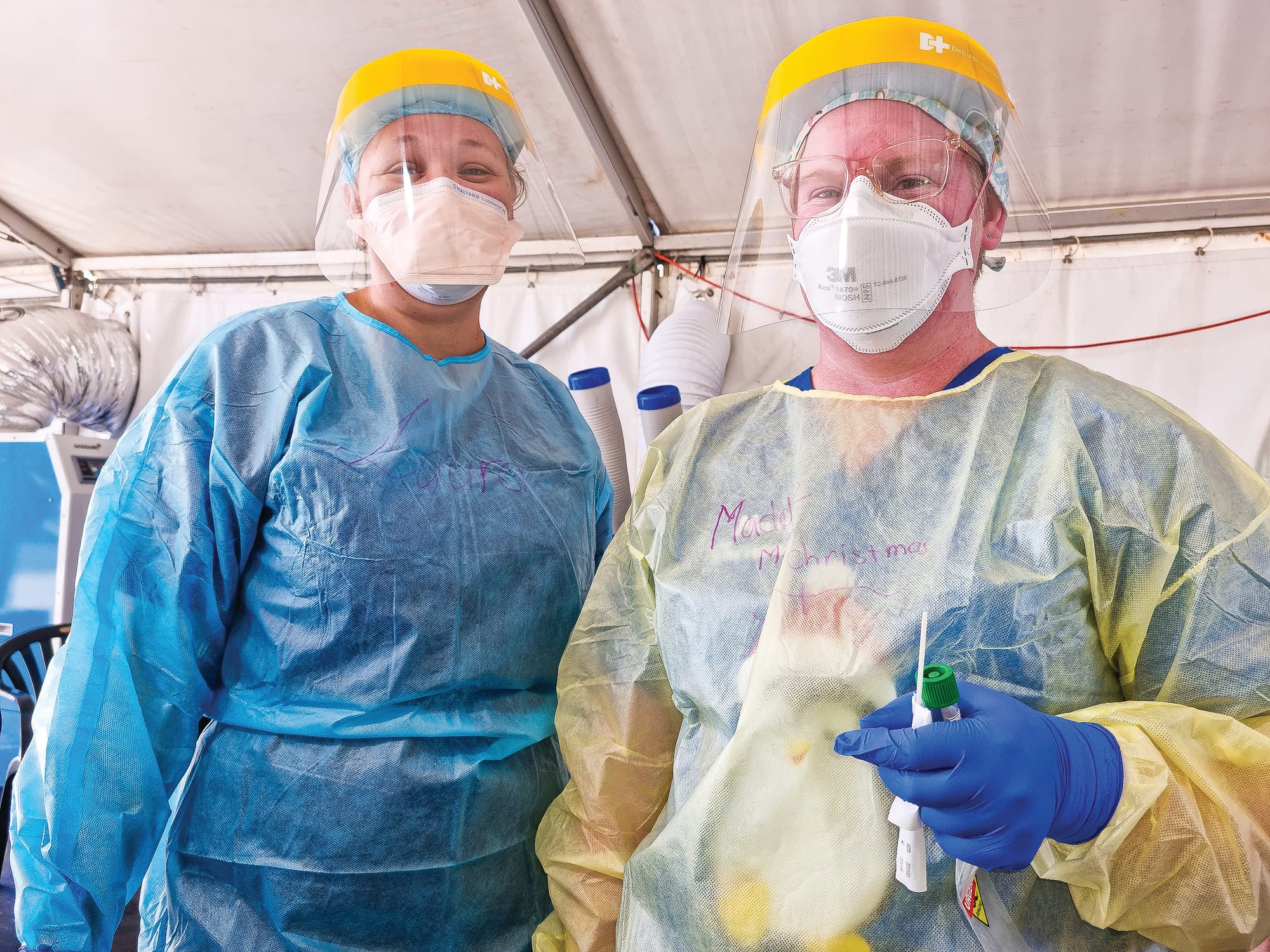 Cowes testing tent closed indefinitely