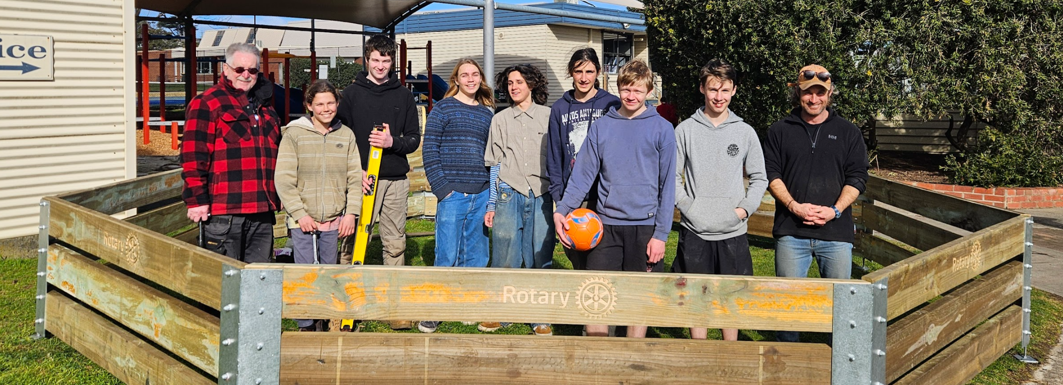 Students go Ga-Ga with Rotary