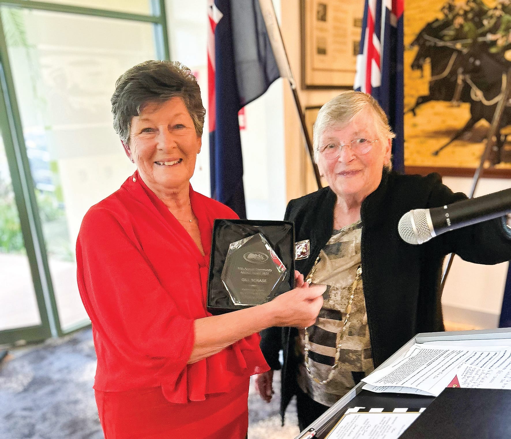 Gill presented with Anzac Award