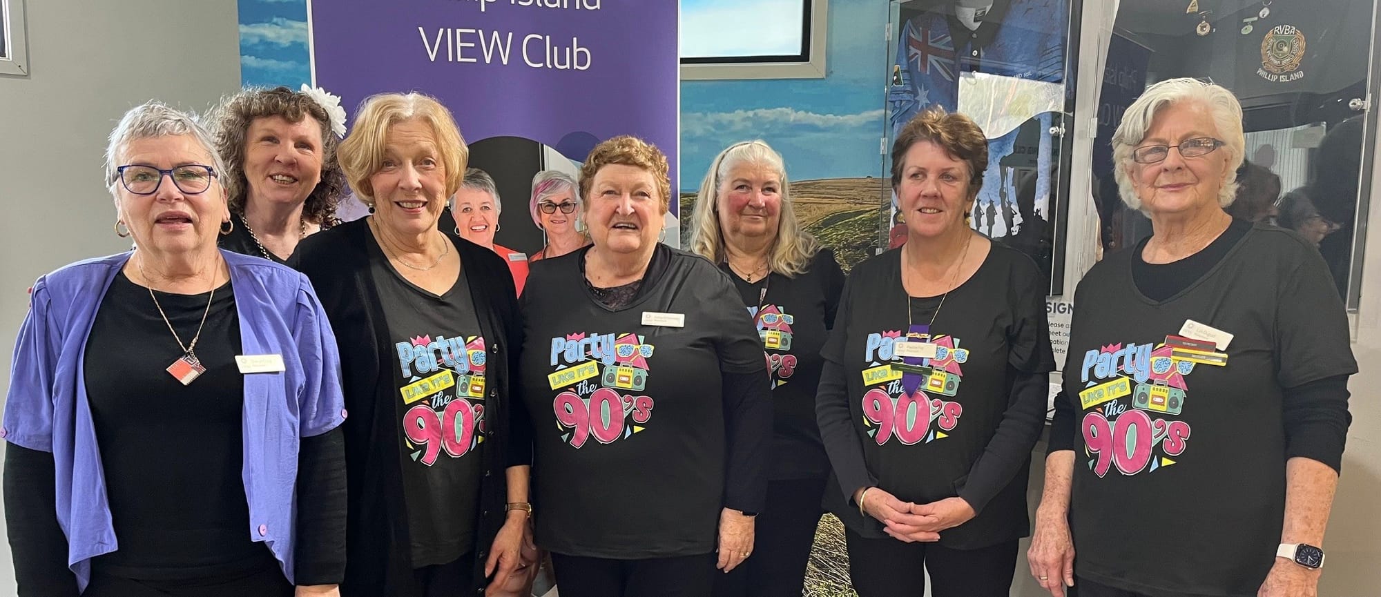 Birthday celebration for VIEW club