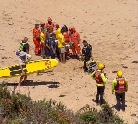 A close call at Kilcunda