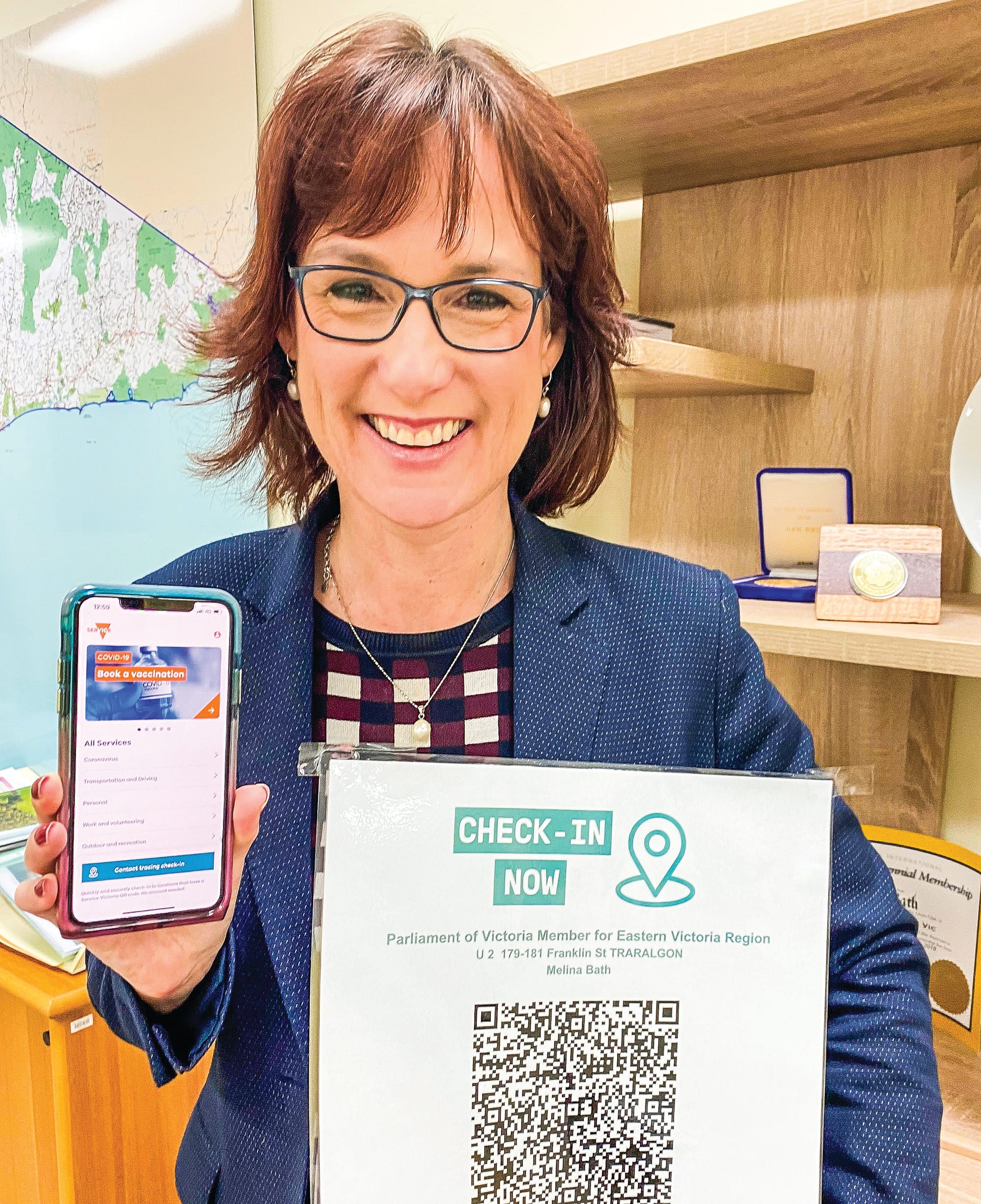 Get your check-in history